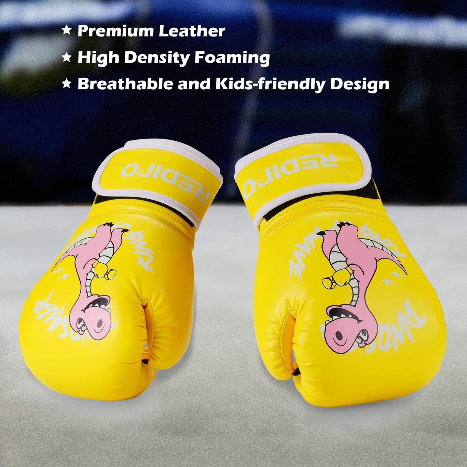 Redipo Kids Boxing Gloves for Boys and Girls, Youth Boxing Training Gloves for Kids 3-15, 4&6OZ Punching Bag Kickboxing Thai Mitts MMA Training