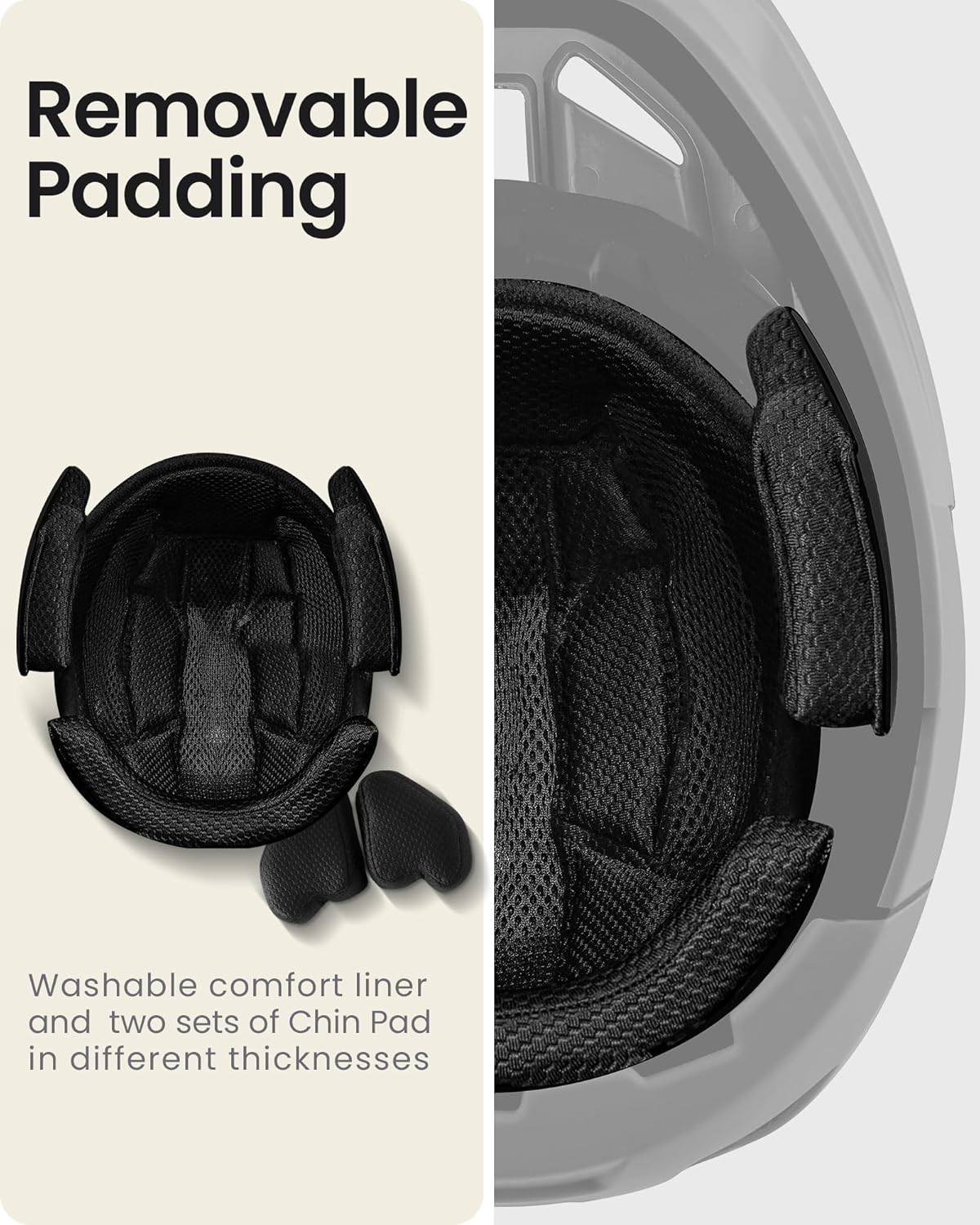 OutdoorMaster Casco de bicicleta de montaña de cara completa para hombres y mujeres, dos almohadillas extraíbles para bicicleta de montaña, casco de