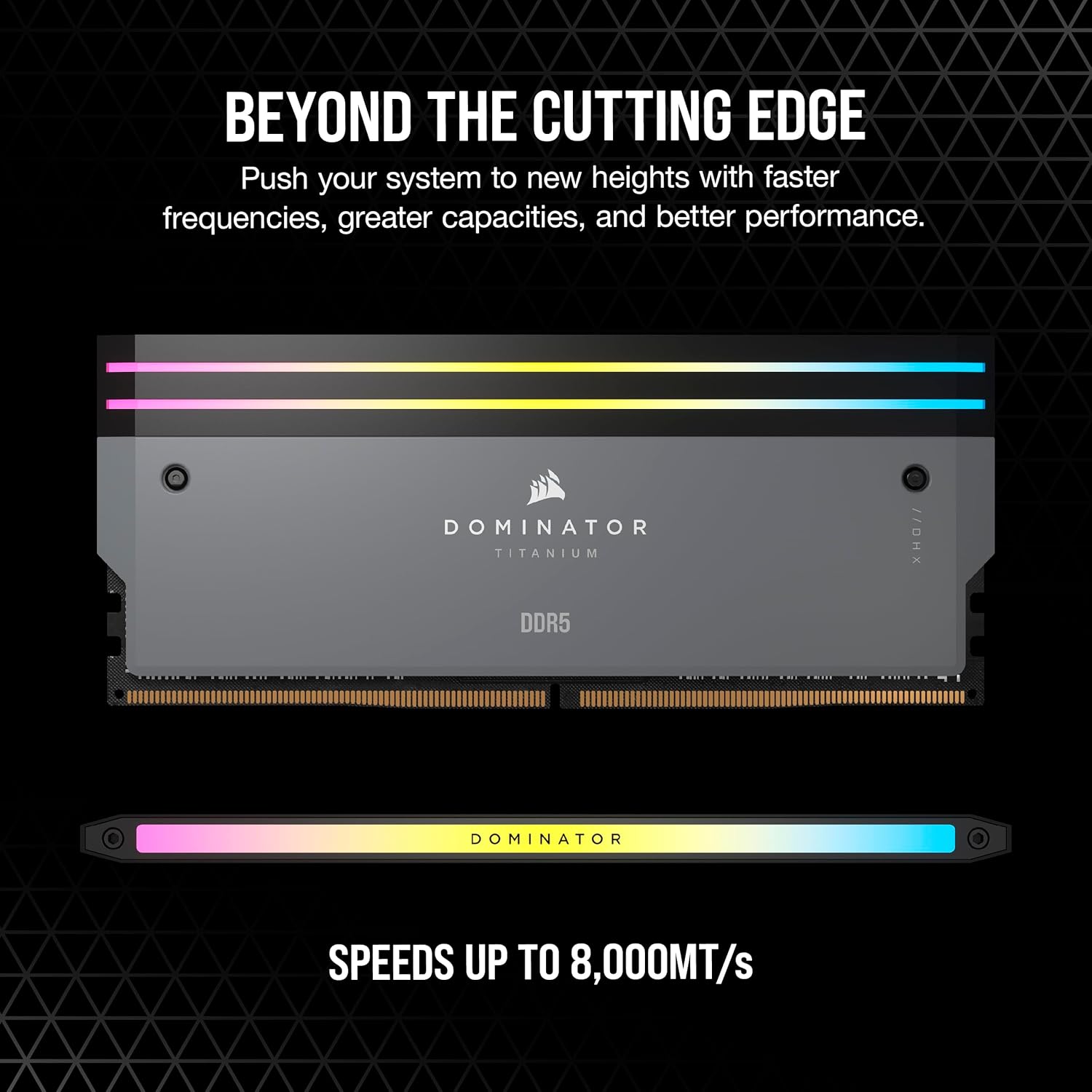 CORSAIR Dominator Titanium RGB DDR5 RAM 64 GB (2 x 32 GB) DDR5 6000 MHz CL30 AMD Expo iCUE Memoria de computadora compatible – Gris