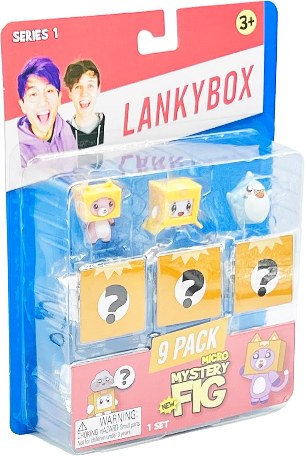 LankyBox Mystery Micro – Paquete de 9 minifiguras coleccionables, ediciones ultra raras, mercancía con licencia oficial