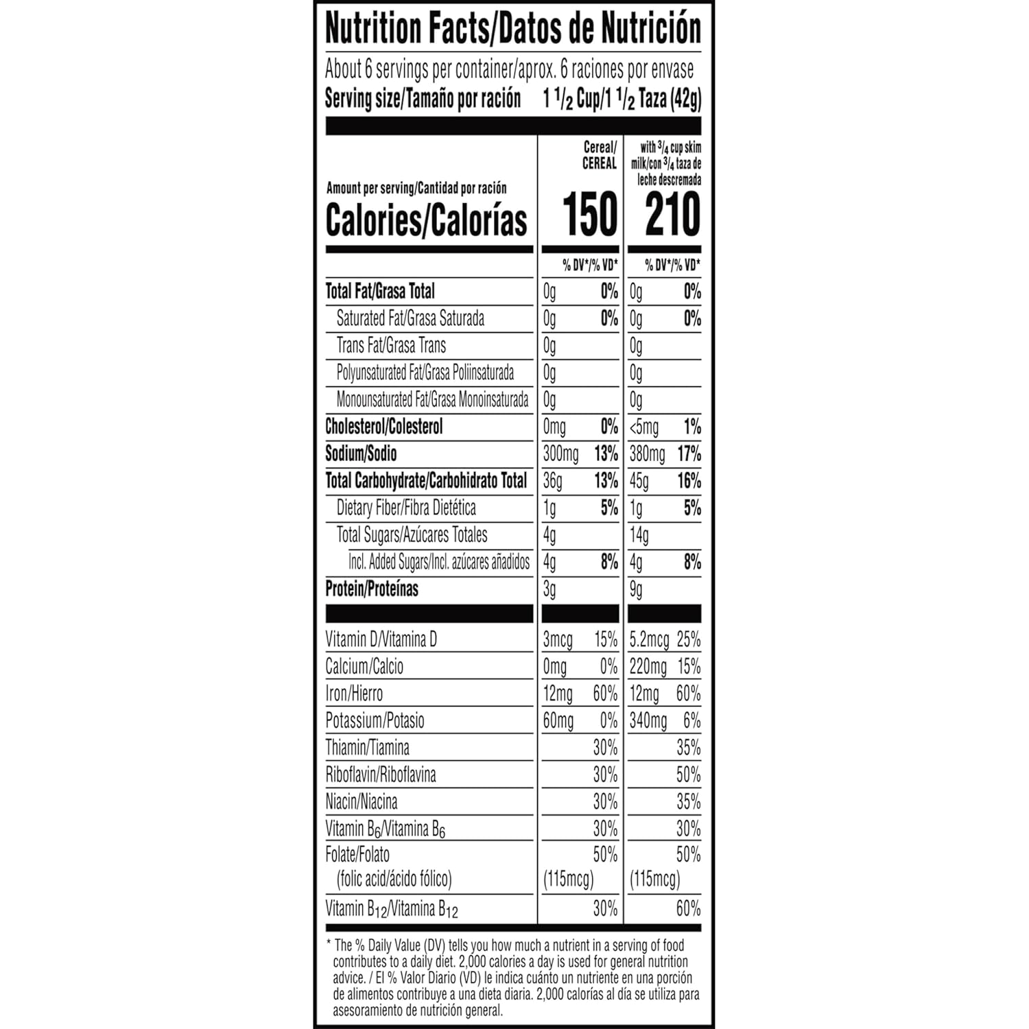 Kellogg’s Corn Flakes – Cereal para el desayuno, 8 vitaminas y minerales, aperitivos saludables, original, caja de 9.6 onzas (1 caja)