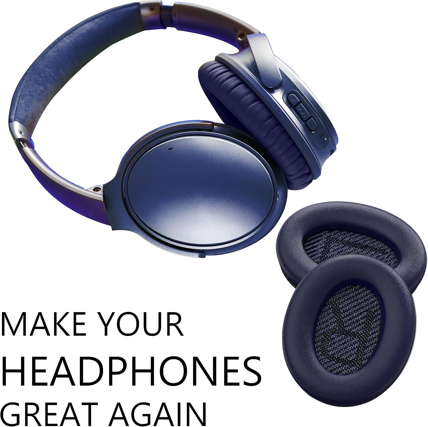 Bose – Almohadillas de repuesto para auriculares Bose Quiet Comfort 35, almohadillas de repuesto suaves para Bose – QC 35, QC25, QC15, QC2, Ae2,