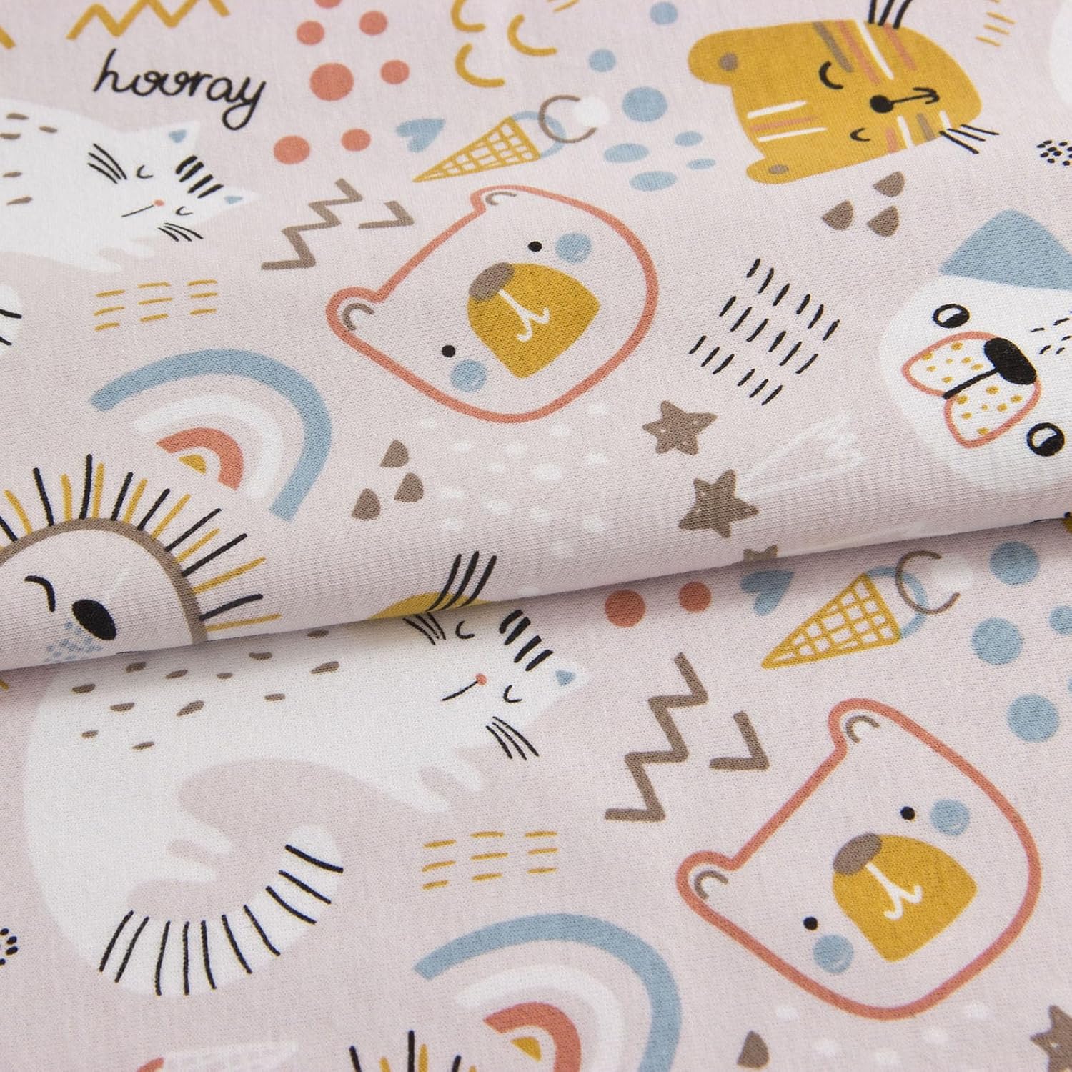 Little Tots Saco de dormir para bebé, cómoda manta con cremallera para bebé, cremallera de 2 vías, 100% algodón, saco de dormir TOG 0.5