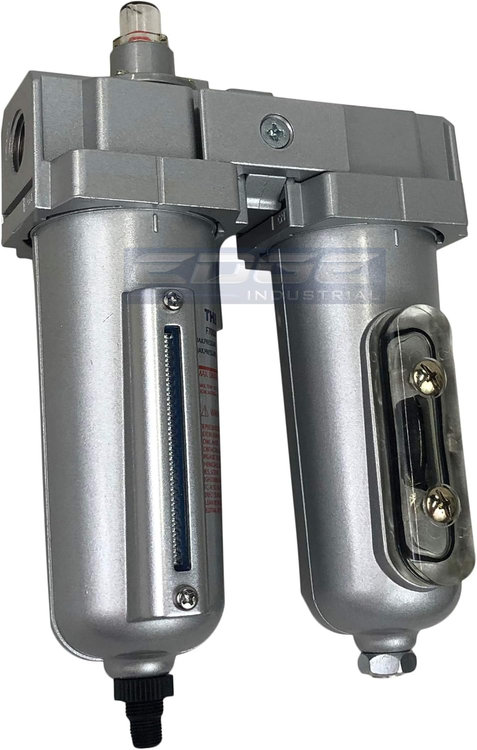 Filtro de carbón de grado industrial de 34 pulgadas NPT, filtro de cocción en línea y desecante para secado de aire con cuencos de metal para