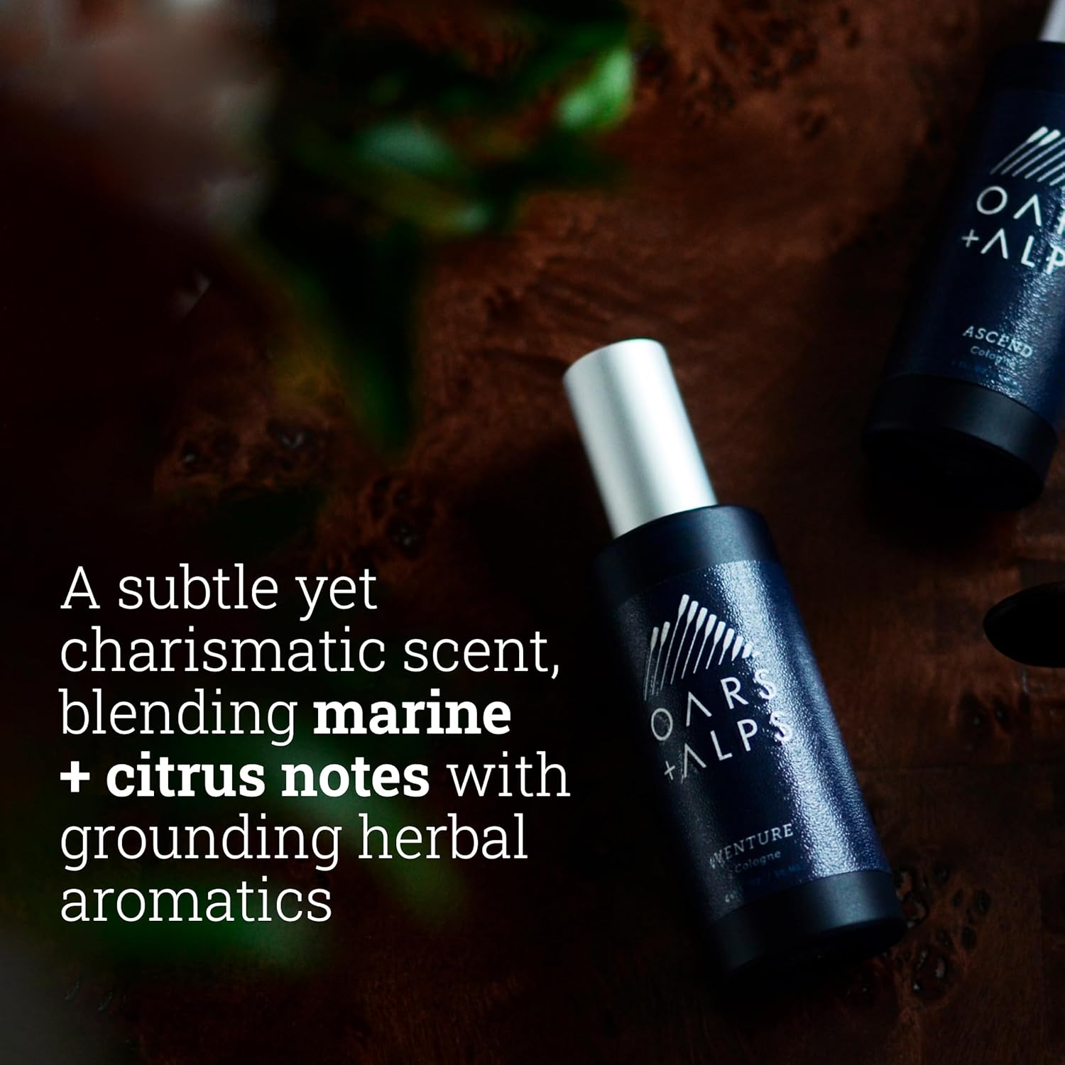 Oars + Alps Venture Colonia y spray corporal, mezcla notas cítricas refrescantes con aromas a base de hierbas, apto para TSA, 1 onza líquida