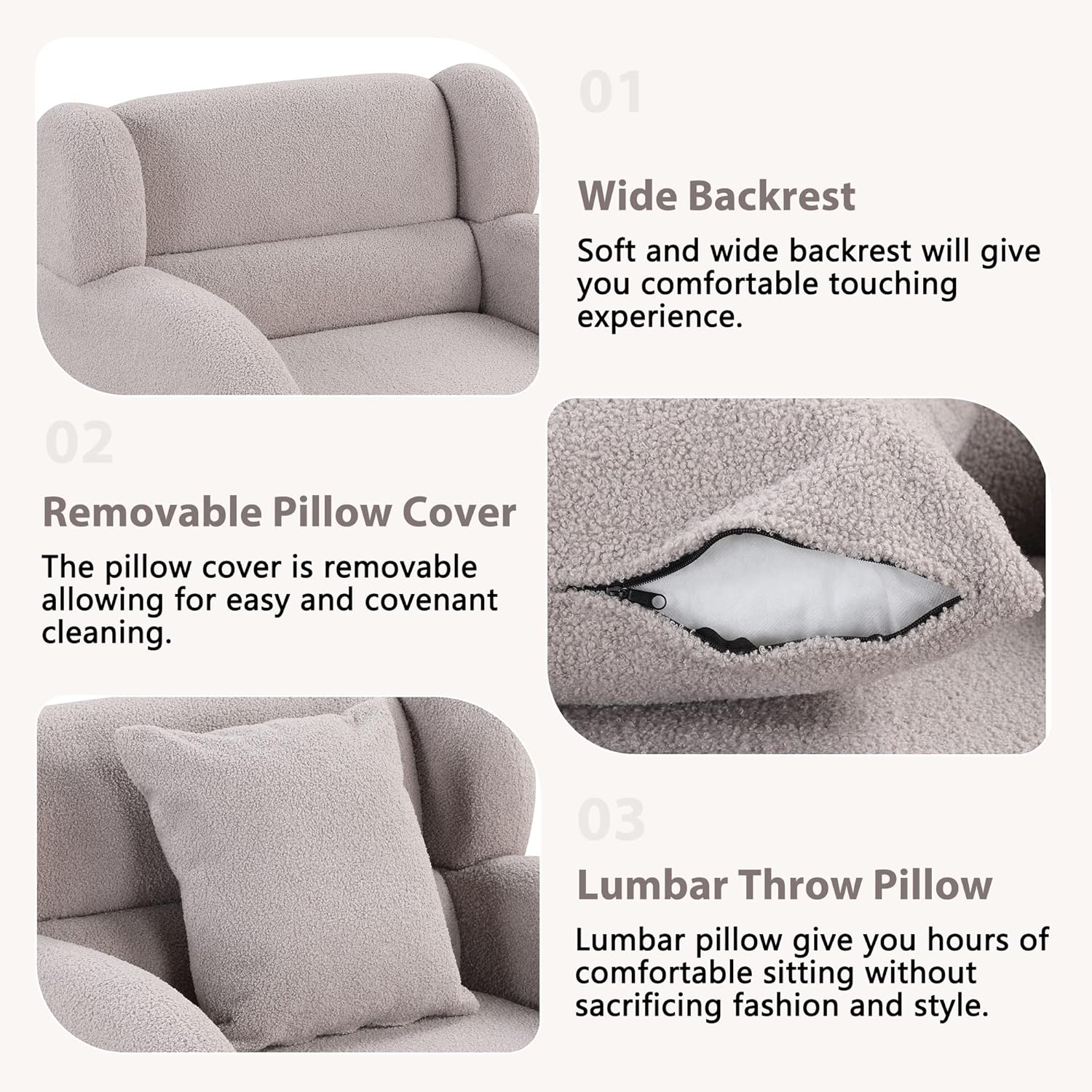 Juego otomano Accent, cómodo sillón tapizado de tela de lino con reposapiés para sala de estar, bañera de club, barril redondo, sillón de ocio para