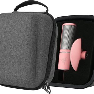 Geekria for Creators – Funda de micrófono compatible con Razer Seiren X, funda de transporte para micrófono Seiren Emote, bolsa protectora de viaje Geekria for Creators – Funda de micrófono compatible con Razer Seiren X, funda de transporte para micrófono Seiren Emote, bolsa protectora de viaje