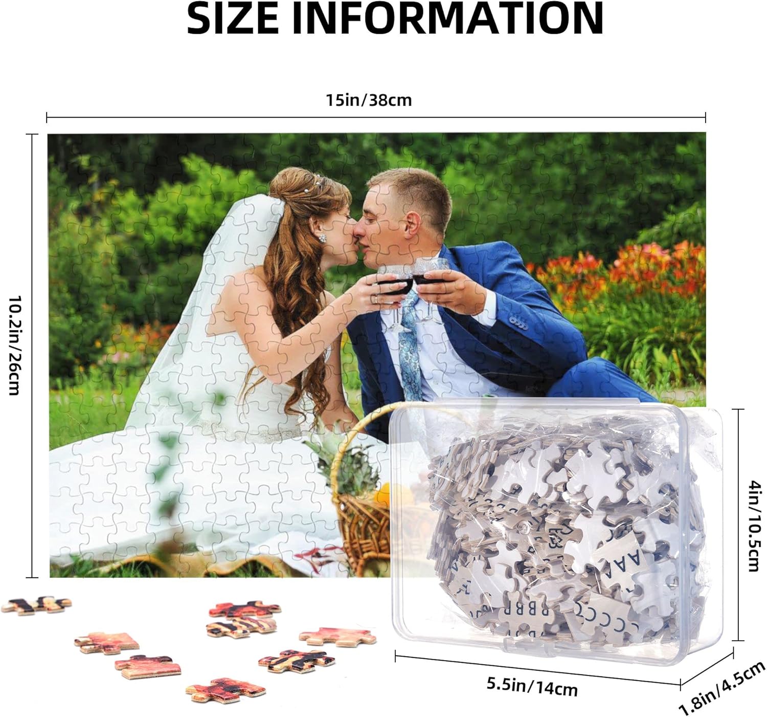 Rompecabezas personalizado de la foto 3005001000 piezas, rompecabezas personalizado para adultos y niños, familia, boda, graduación, regalo