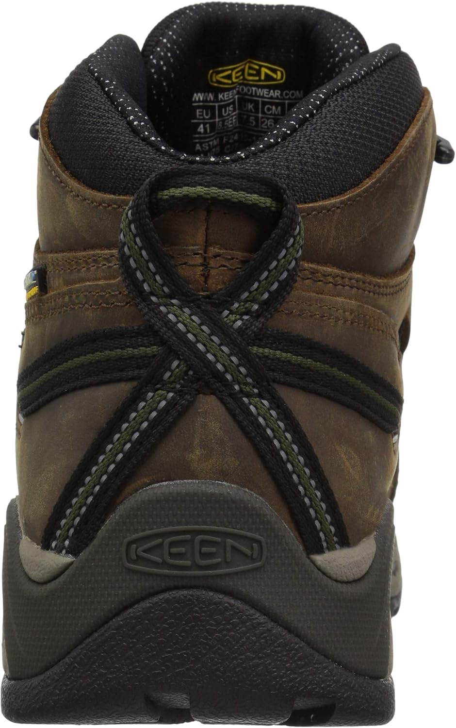 KEEN Utility Botas de trabajo impermeables Detroit XT de altura media con punta de acero para hombre