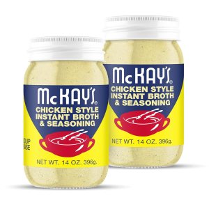 Mc Kay’s Condimento para sopa en polvo con sabor a pollo y carne, caldo instantáneo sin gluten, sustituto de cubos de lingotes, Est. 1945 (pollo Mc Kay’s Condimento para sopa en polvo con sabor a pollo y carne, caldo instantáneo sin gluten, sustituto de cubos de lingotes, Est. 1945 (pollo