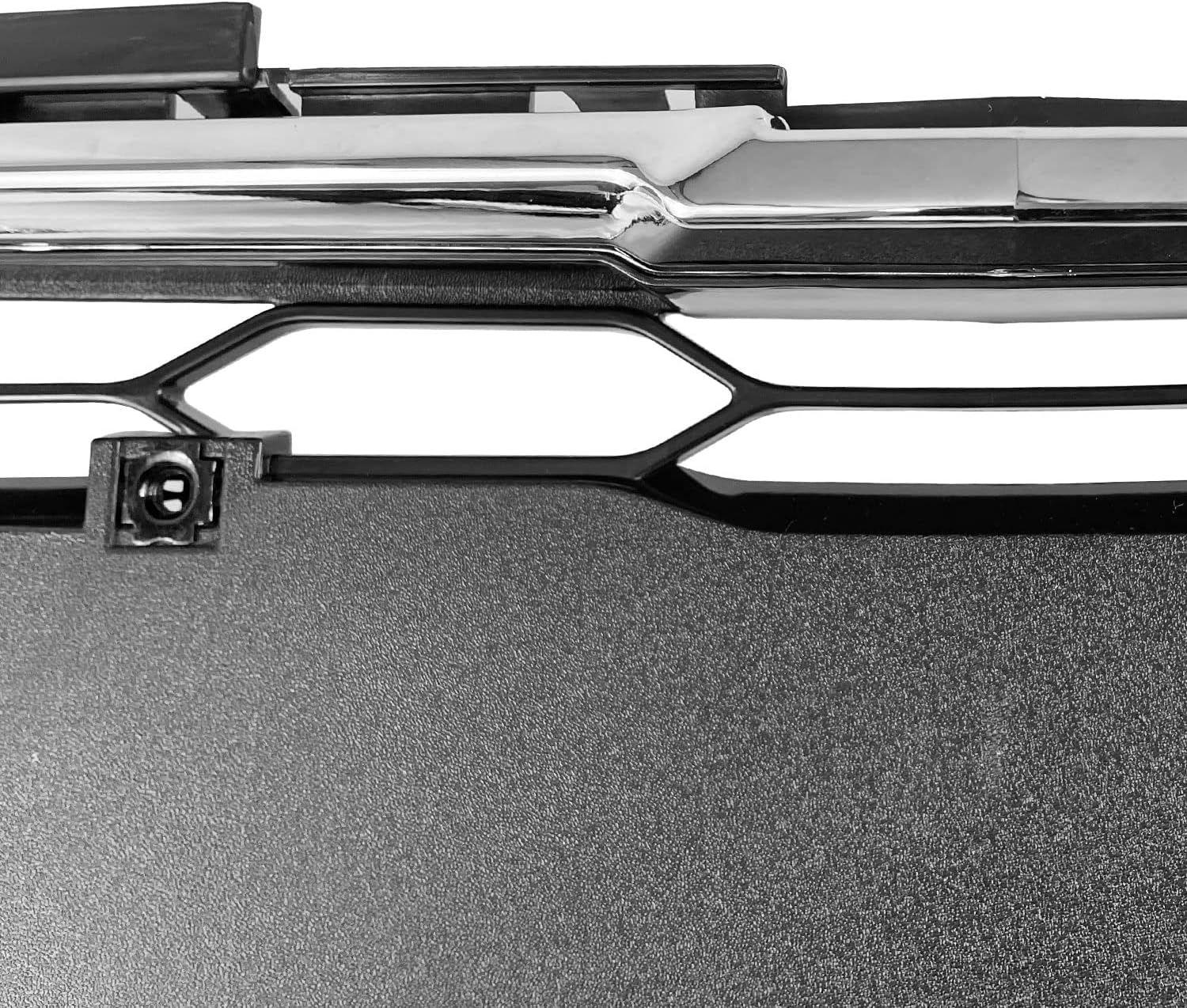 DIBON AUTO Rejilla superior inferior compatible para Chevy Malibu parachoques delantero rejilla de malla de panal 2016 2017 2018