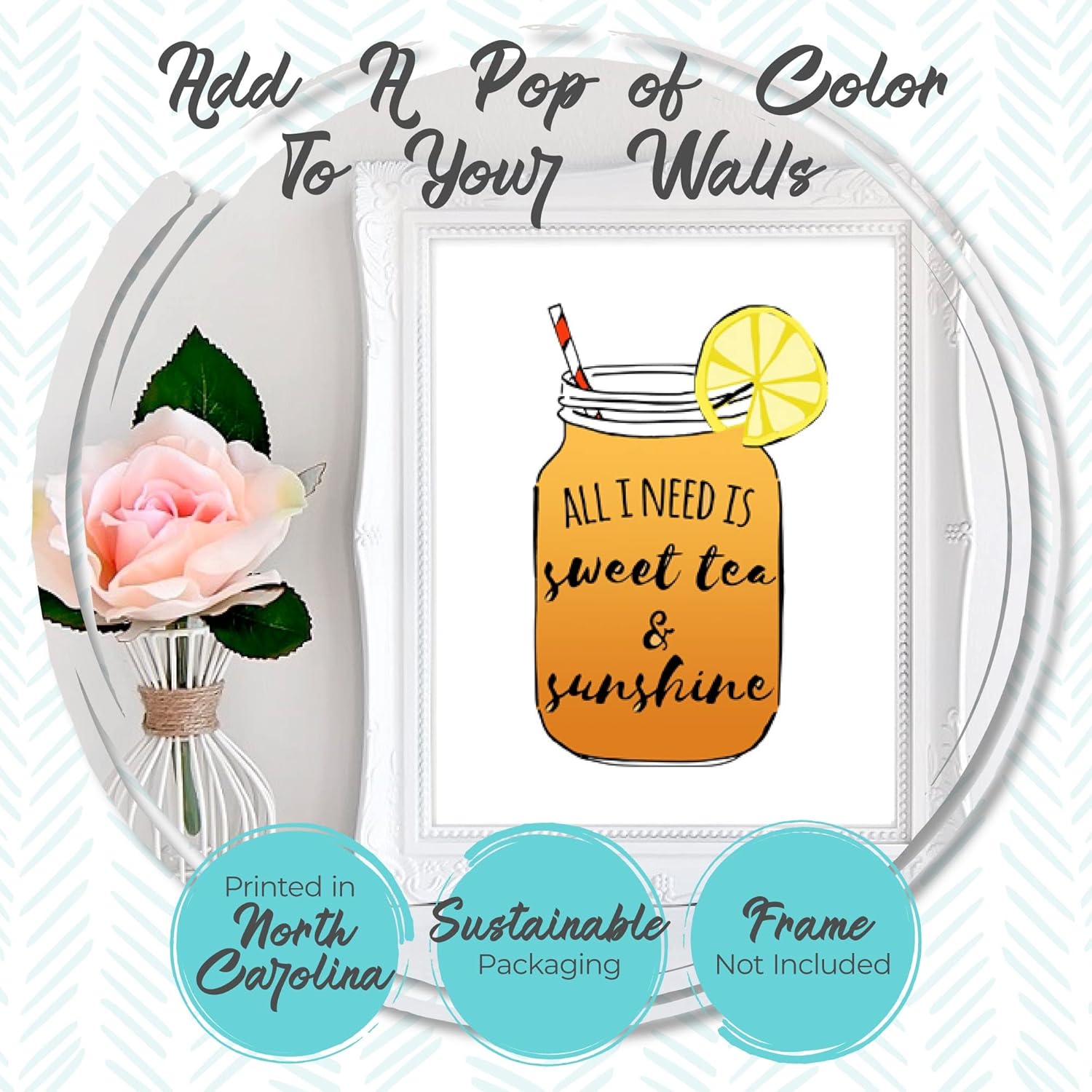 Moonlight Makers Funny Wall Decor With Sayings, You Are The Apple Of My Pie, Funny Wall Art, Room Decor for Bedroom, Bathroom, Kitchen, Office,