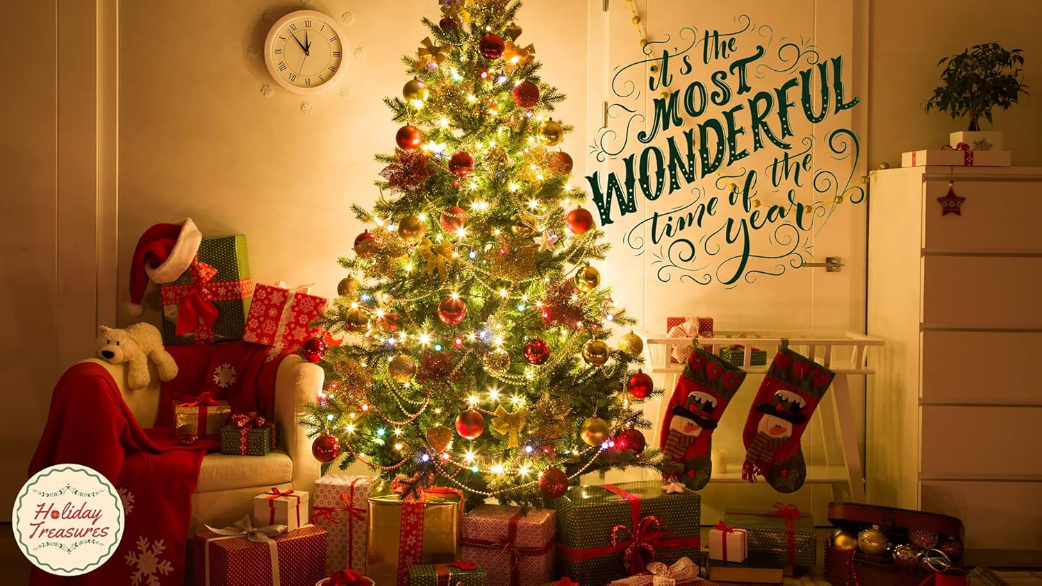 Adorno personalizado para bebé, la primera Navidad de la niña en el presente, adorno para árbol de Navidad, decoración artesanal personalizada,