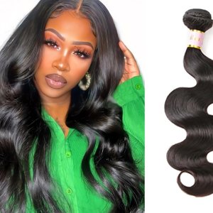 Tinall Manojos de cabello humano ondulado 12A brasileño para mujer negra, 1 manojos de cabello humano de 24 pulgadas, 100% cabello humano virgen sin Tinall Manojos de cabello humano ondulado 12A brasileño para mujer negra, 1 manojos de cabello humano de 24 pulgadas, 100% cabello humano virgen sin