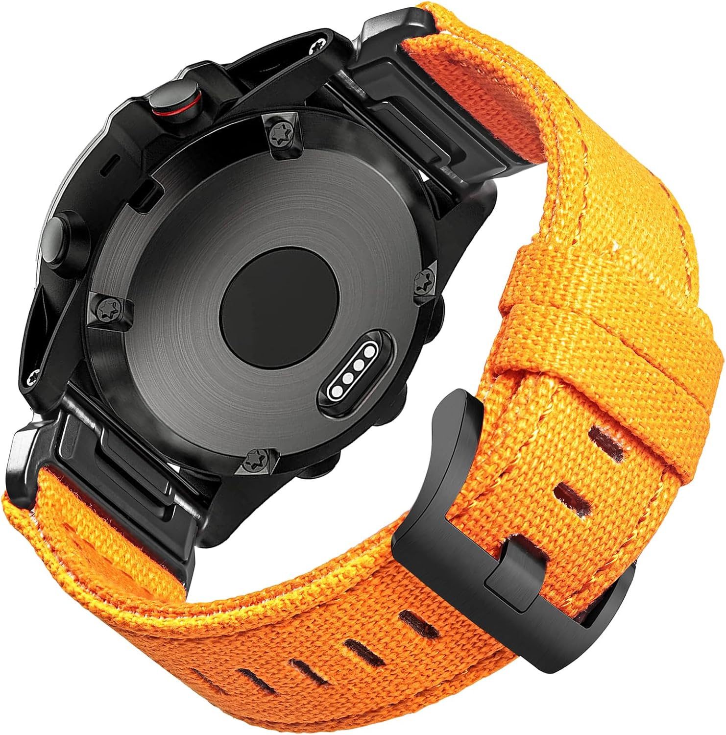 Compatible con Garmin, correa deportiva de lona para reloj fnixprecursorenfoquemarqquatixinstinctD2Tactix, correa de repuesto resistente para hombres