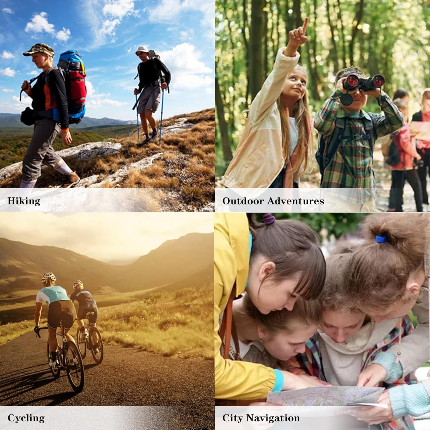 Orienteering Compass Hiking Survival Navigation Compass, Advanced Scout Compass Camping Professional Multifunctional Boy Scout Compass for Kids, Map