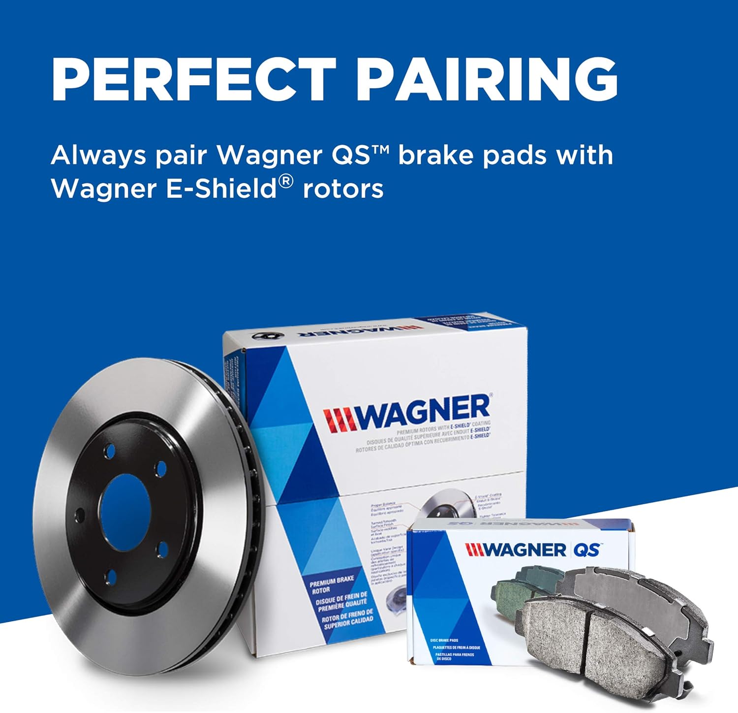 Wagner QuickStop ZD1302 Juego de pastillas de freno de disco traseras para Kia Sedona 2016