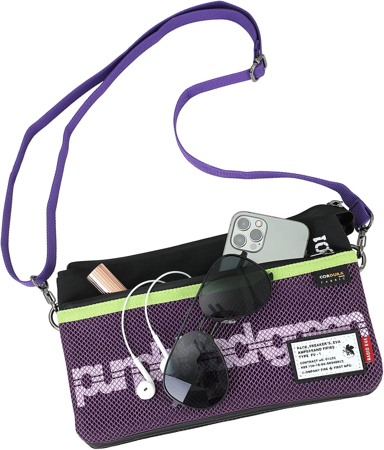 FIREFIRST X RADIO EVA – Bolso bandolera de hombro Evangelion Sacoche