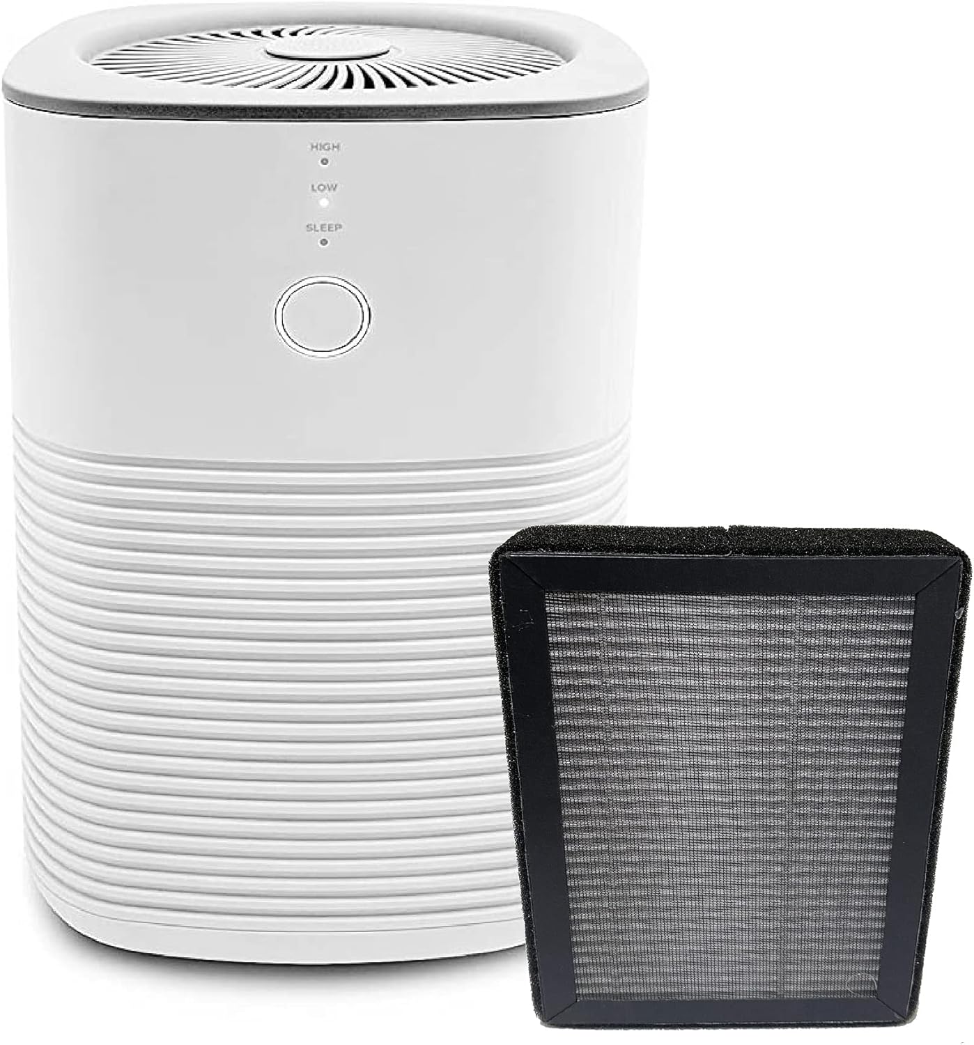 Nispira Filtro de repuesto True HEPA compatible con Levoit LV-H128 purificador de aire parte LV-H128-RF. 2 paquetes