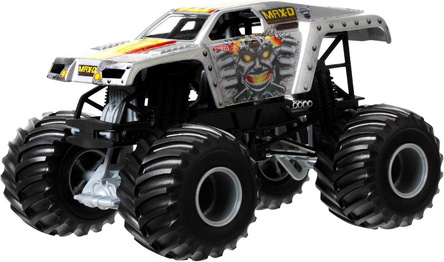 Hot Wheels Monster Jam – Vehículo fundido a presión de máxima destrucción, escala 124