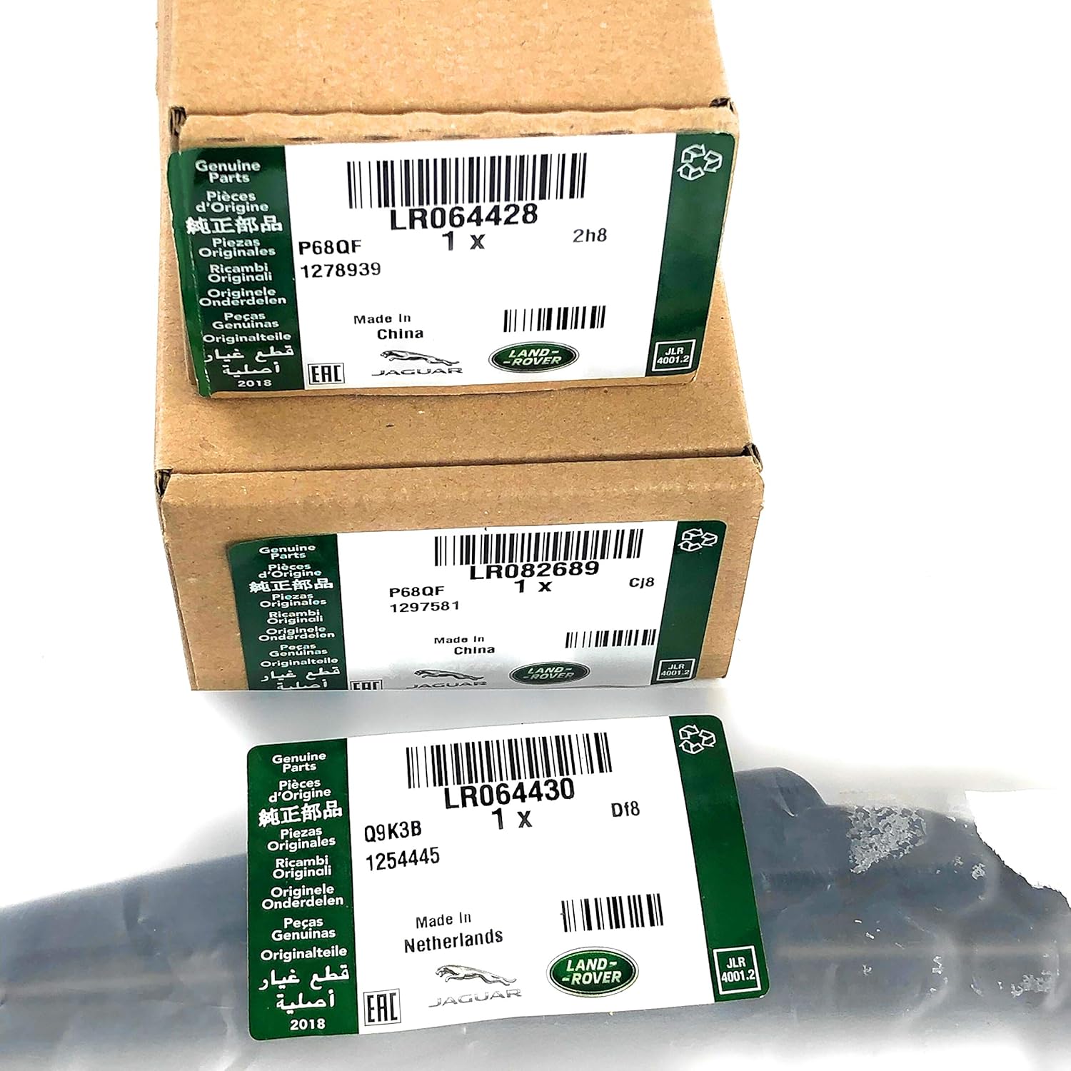 Juego de limpiaparabrisas delantero y trasero original Land Rover Discovery Sport