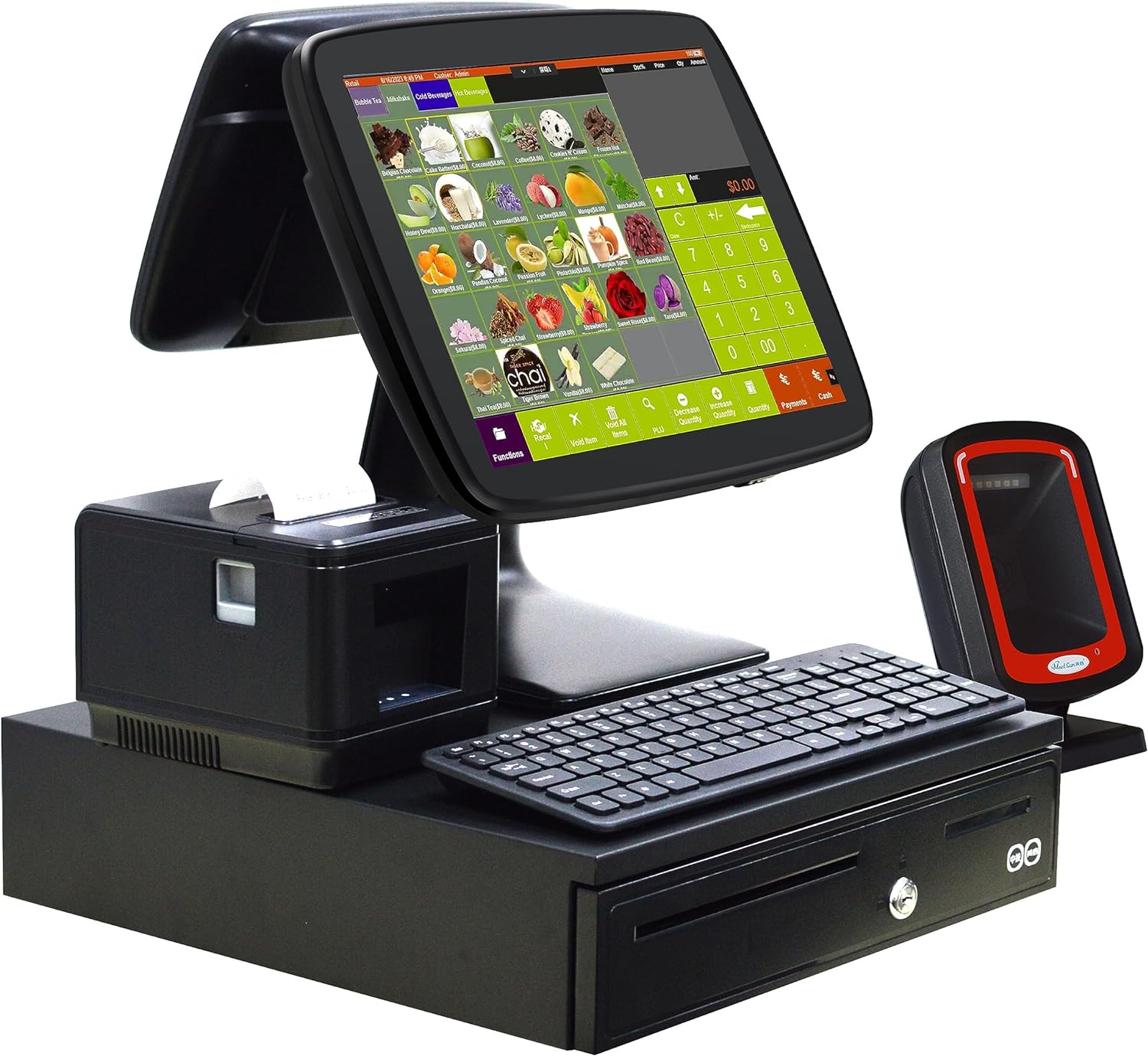 2023 Nuevo sistema de punto de venta al por menor A3D Sistema POS de caja registradora de Windows con software
