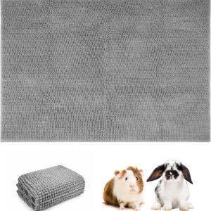 Forro de jaula de conejillo de indias, almohadillas lavables para orina absorbente, tapete de forro polar para conejo, chinchilla, erizo y otros Forro de jaula de conejillo de indias, almohadillas lavables para orina absorbente, tapete de forro polar para conejo, chinchilla, erizo y otros