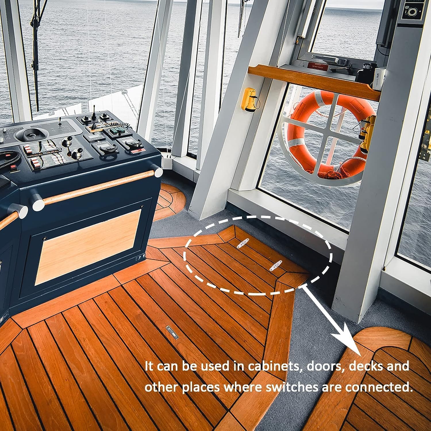 SHENGHUISS Bisagra de fundición para escotilla de barco, bisagras de puerta de acero inoxidable 316 para barco, yate con tornillos de 6 x 1 pulgada,