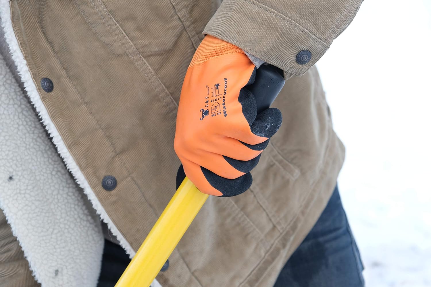G & F Products Guantes impermeables de invierno unisex