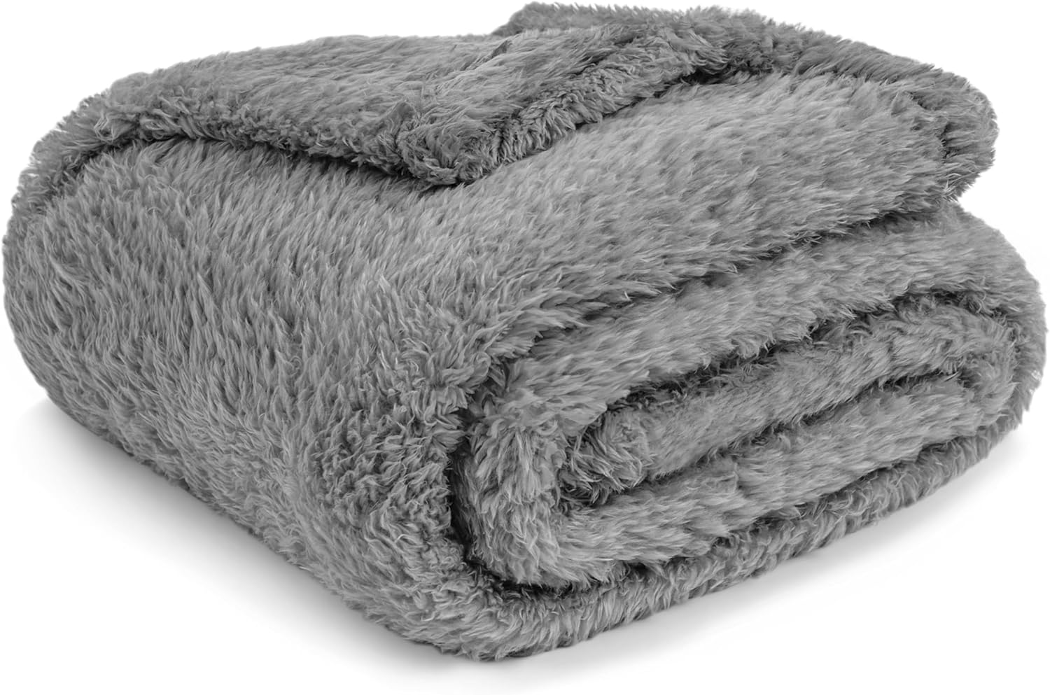 PAVILIA – Cobija de felpa sherpa y microfibra, muy suave y acogedora, con diseño de color degradado, decorativa