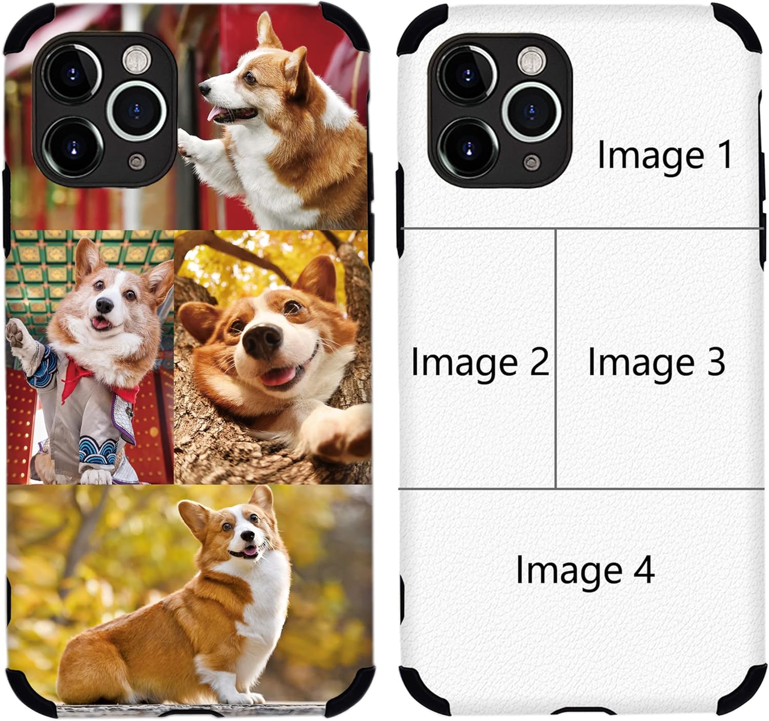 Funda de teléfono personalizada con múltiples imágenesfotos para iPhone 16 15 14 13 12 11 Pro Max Mini XR X Xs Max 8 7 6 Plus 5 se 2022, funda