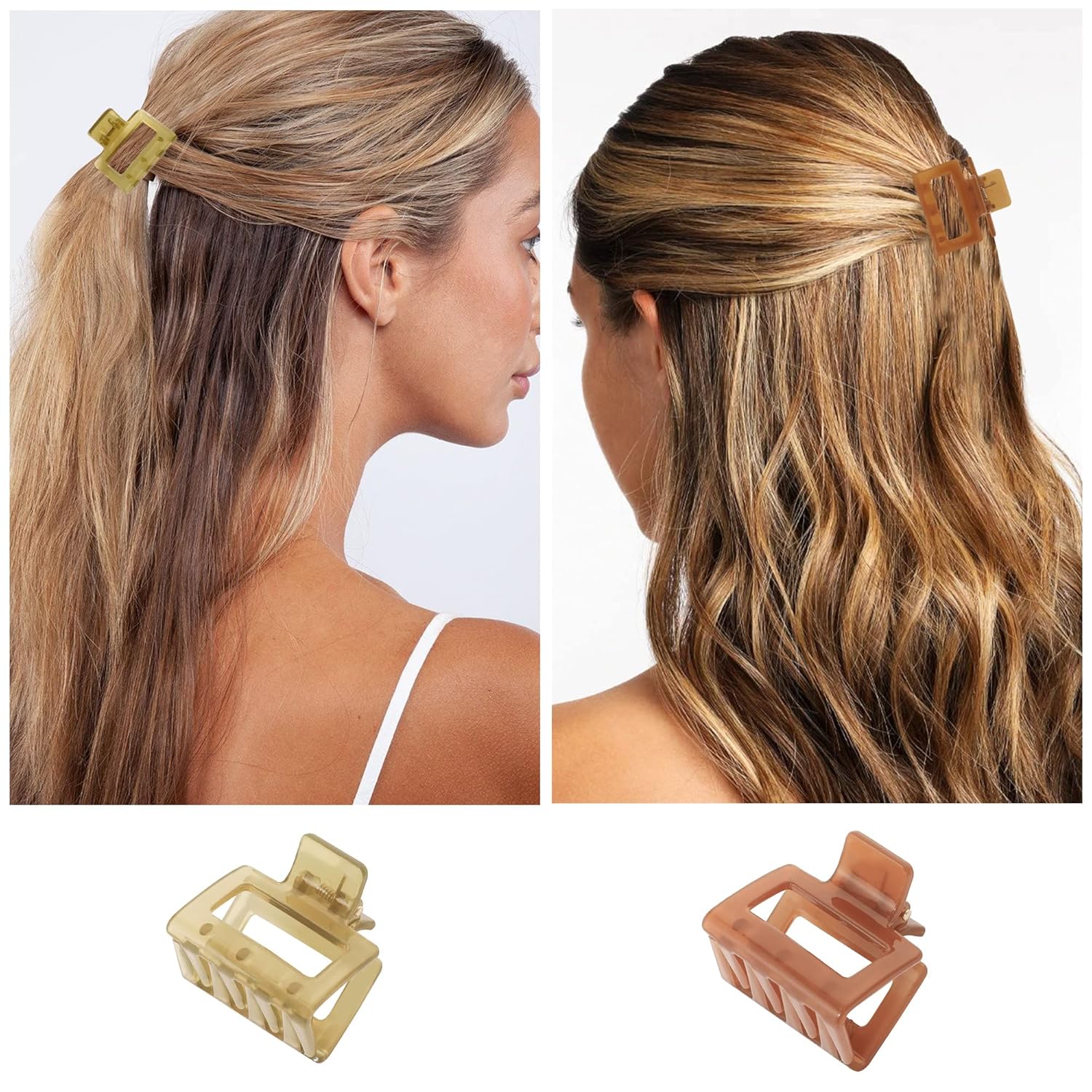 Pinzas para el cabello para mujer, pinzas pequeñas para cabello fino de 1.57 pulgadas, mini pinzas para el cabello antideslizantes medianas pinzas