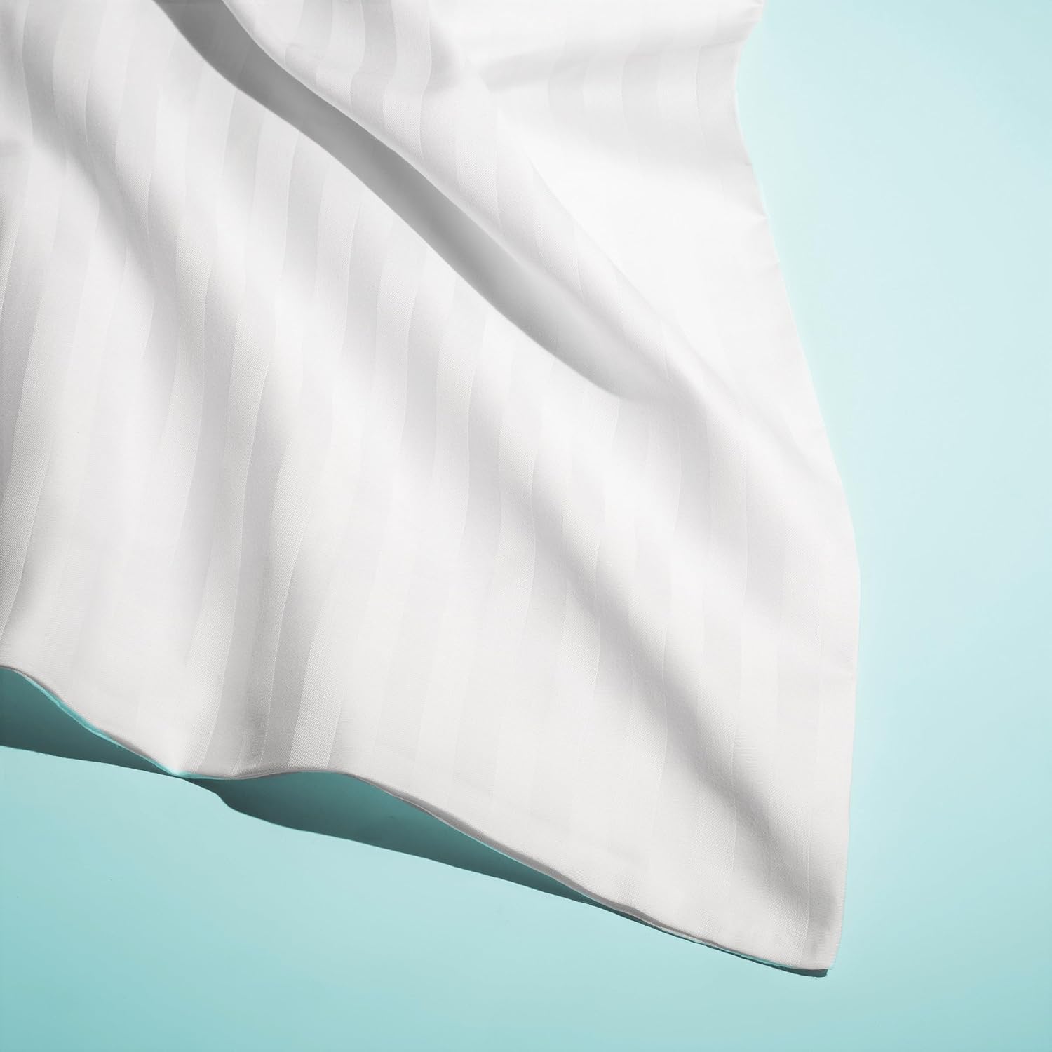 Pereti Juego de sábanas italianas tamaño Queen, 100% algodón, sábanas de satén de fibra larga, juego de sábanas de 4 piezas, juego de ropa de cama,