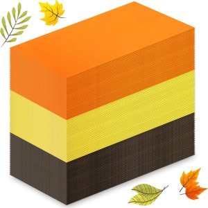 Qilery 120 servilletas de otoño de Halloween de 15.7 x 13 pulgadas, servilletas de papel desechables, toalla de mano, decoración para baño, cena, Qilery 120 servilletas de otoño de Halloween de 15.7 x 13 pulgadas, servilletas de papel desechables, toalla de mano, decoración para baño, cena,