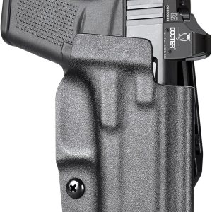 Compatible con Glock 43 Glock 43x, funda OWB compatible con G43 G43x, clip de cinturón ajustable de 360 grados, se ajusta a cinturón de 1.5 Compatible con Glock 43 Glock 43x, funda OWB compatible con G43 G43x, clip de cinturón ajustable de 360 grados, se ajusta a cinturón de 1.5