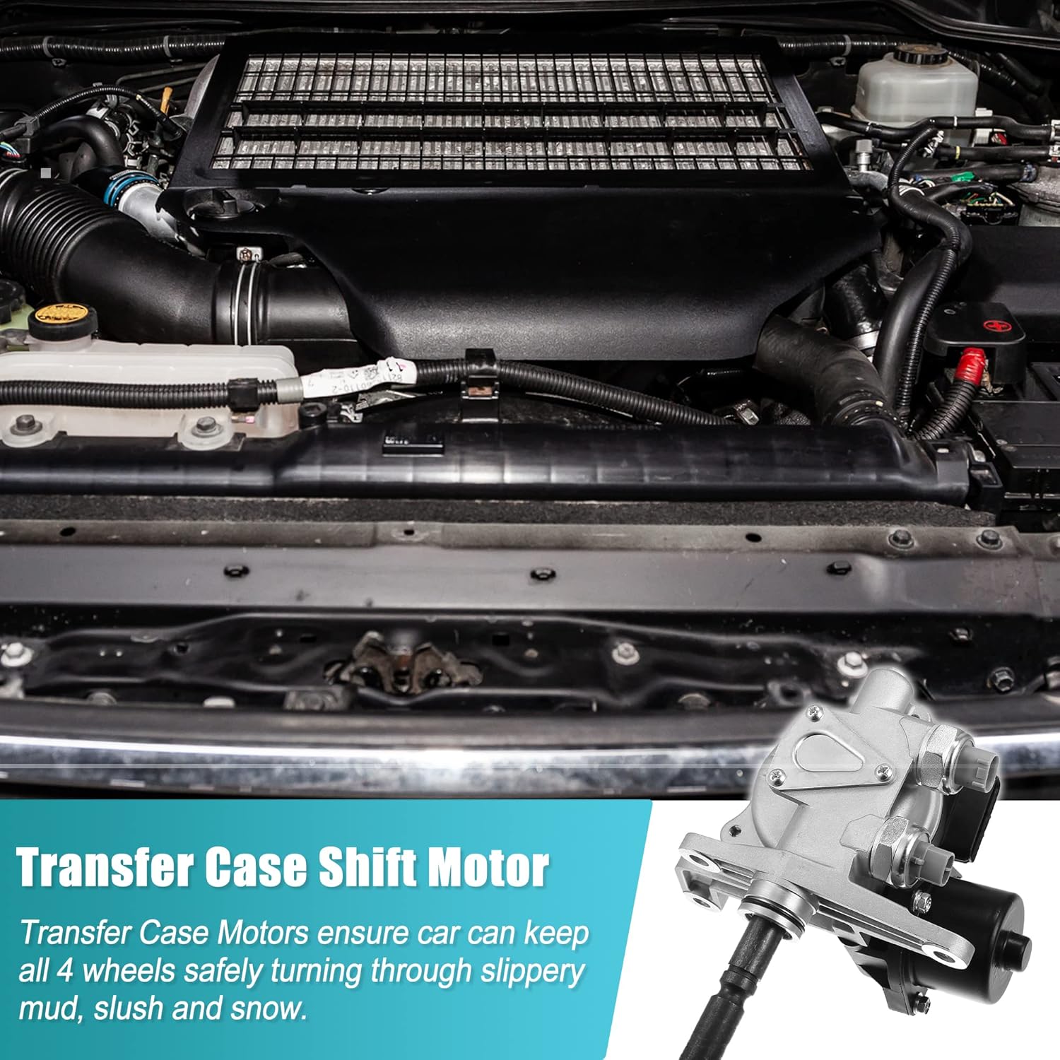 X AUTOHAUX Motor de caja de transferencia para Toyota 4Runner 2012-2020 para Toyota Tacoma 2005-2016 para Toyota Tundra 2000-2006 Conjunto de