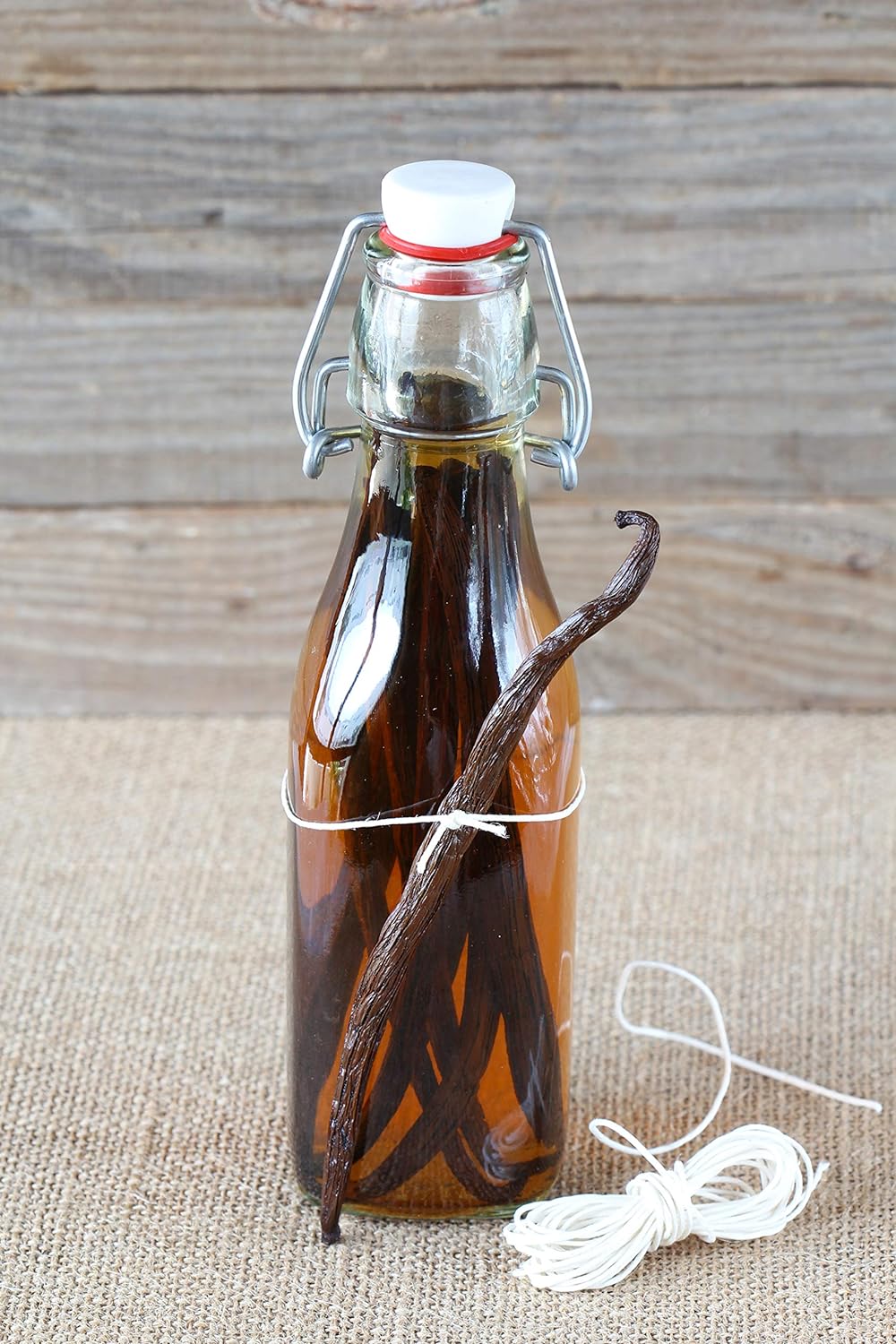 10 granos de vainilla orgánicos de Madagascar  Cápsulas de extracto entero grado B para hornear, extracto casero, elaboración de cerveza, café,