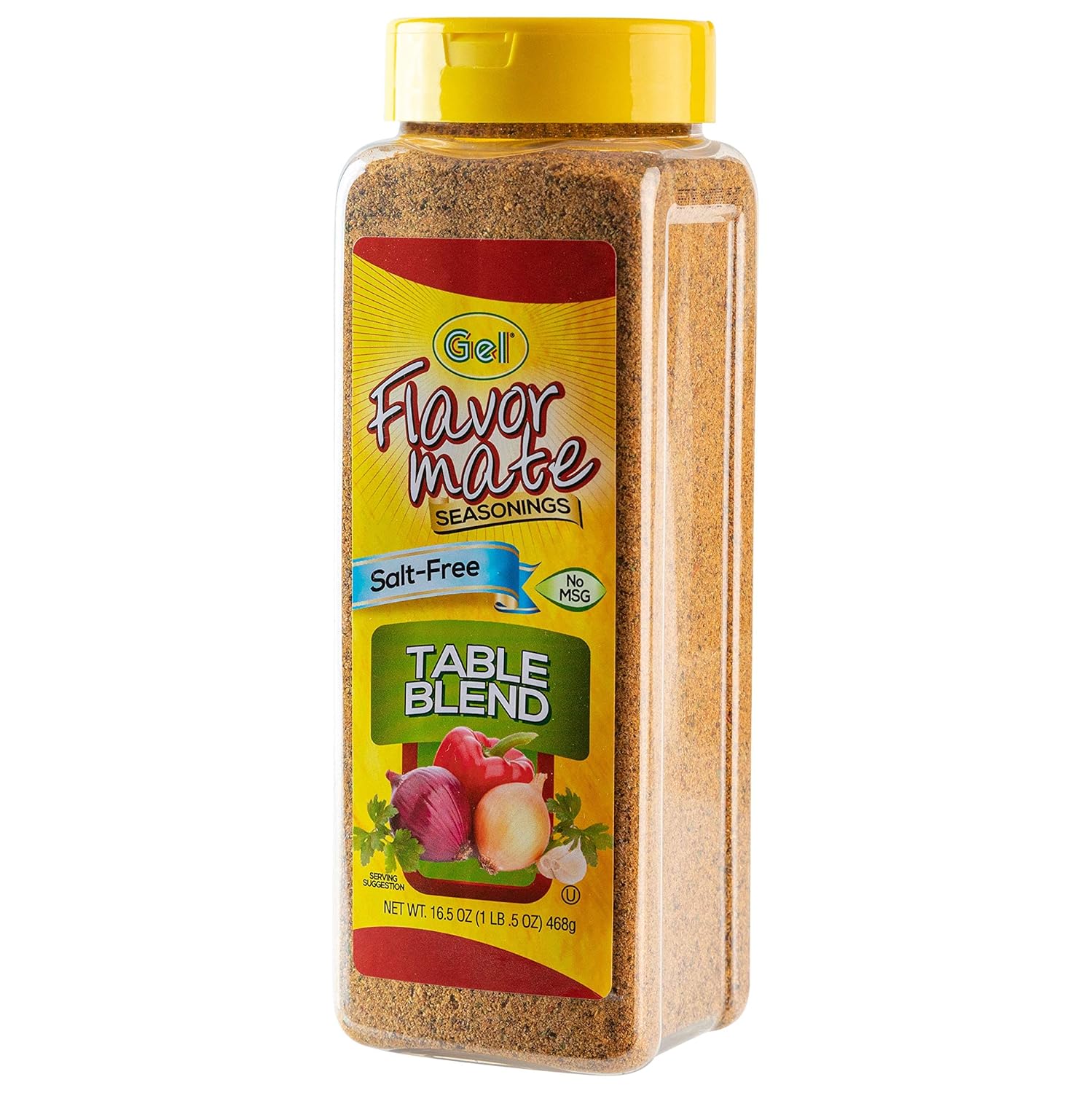 Flavor Mate Condimento sin sal sin MSG, 16 onzas, tamaño club (mezcla de mesa)