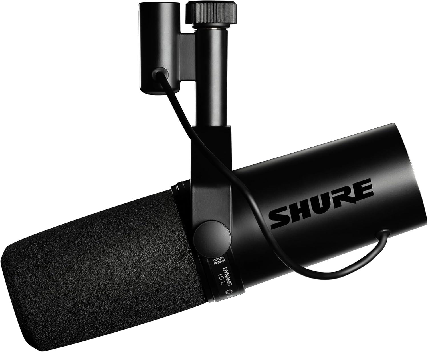 Shure SM7dB Micrófono vocal dinámico con preamplificador integrado para transmisión, podcast y grabación, frecuencia de amplio alcance, sonido