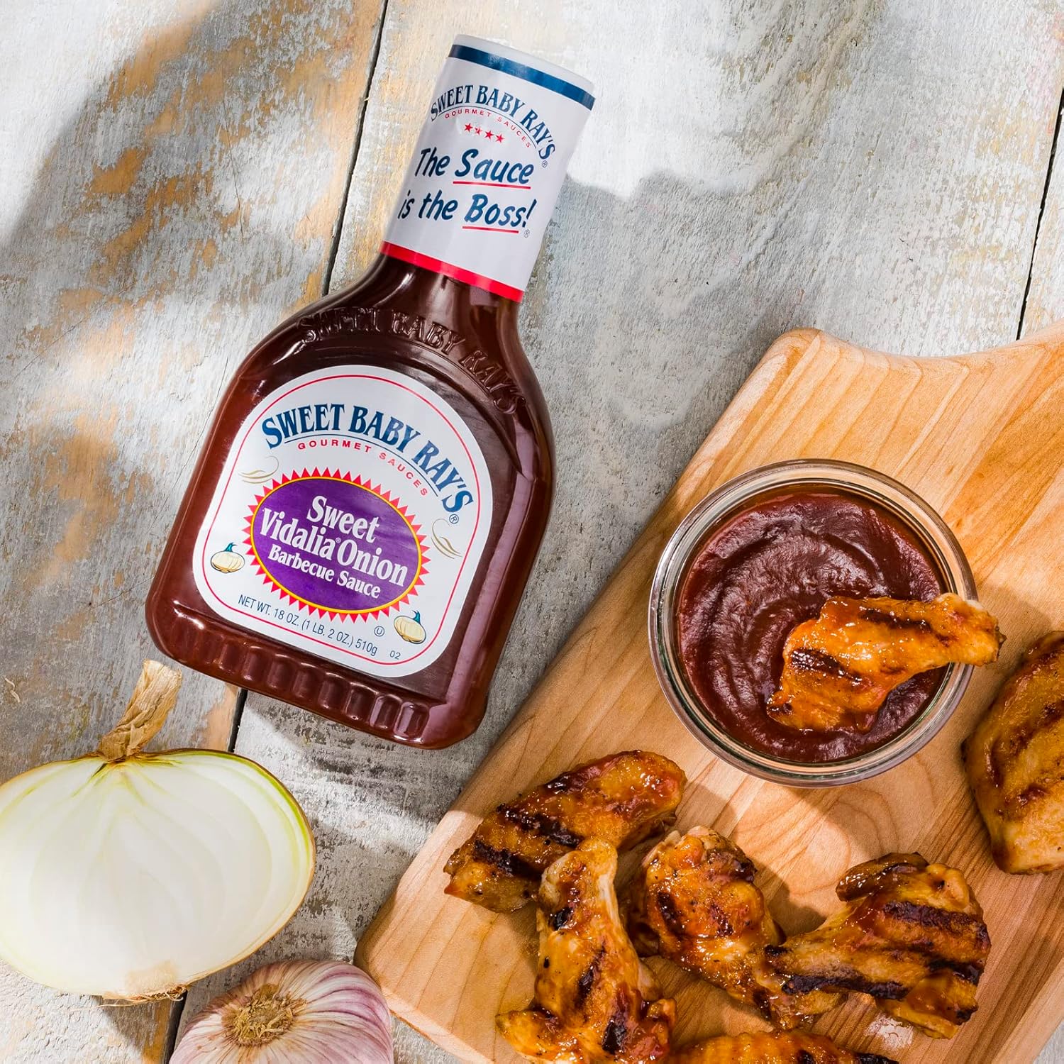 Sweet Baby Ray’s Salsa para barbacoa Vidalia 18 onzas (paquete de 4)