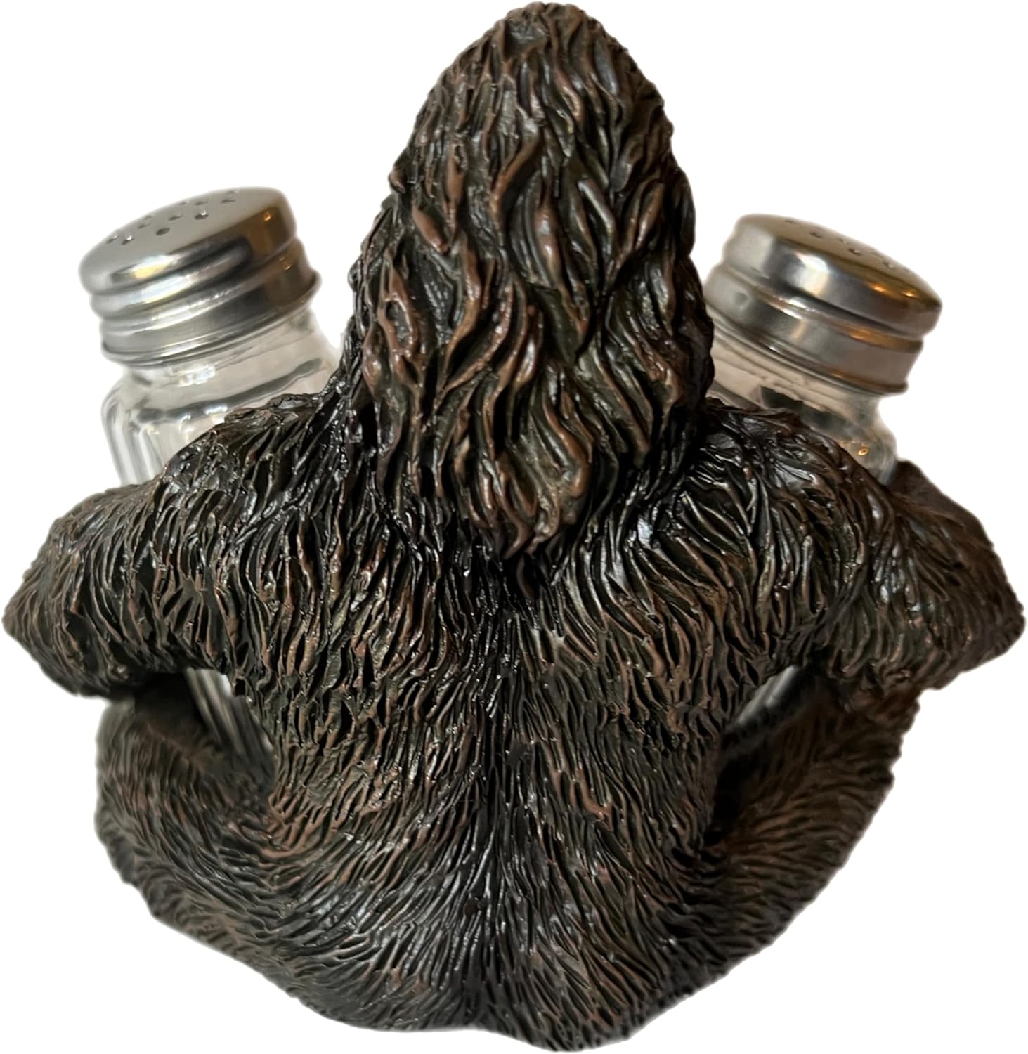 Bigfoot Sasquatch – Juego de salero y pimentero, decoración artística de montaña cabaña