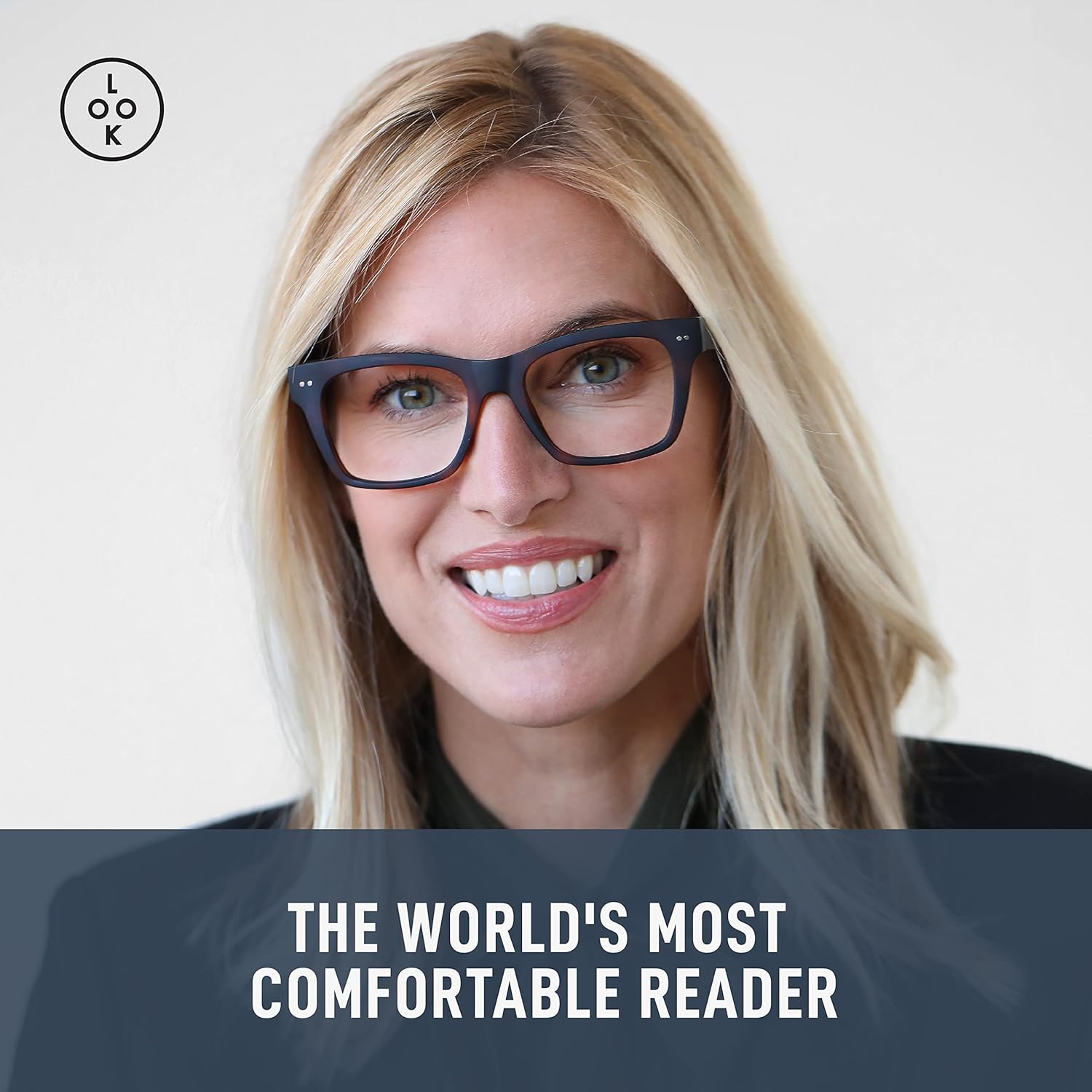 LOOK OPTIC Cosmo Reader – Gafas de lectura unisex con estilo, calidad de prescripción (aumento completo, no progresivos)