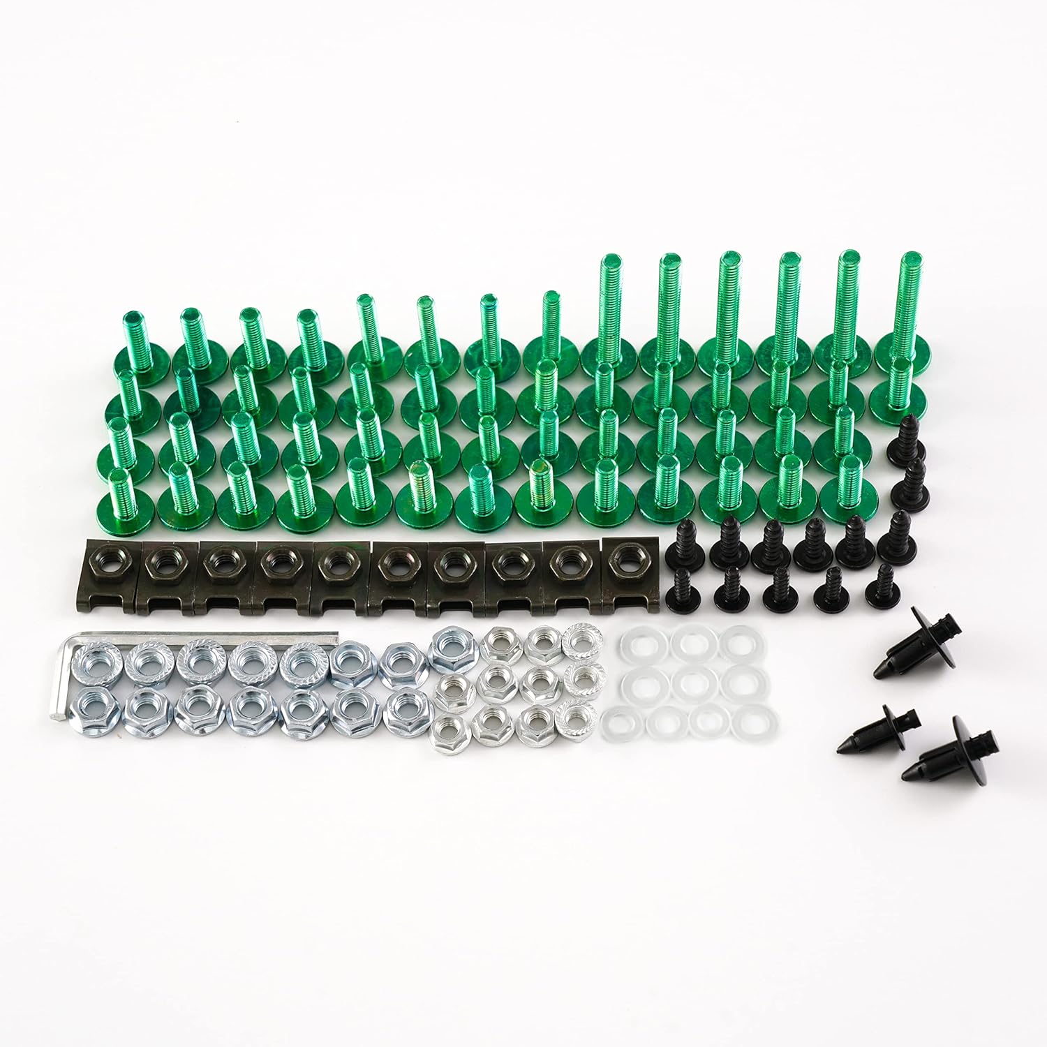 WYNMOTO Kit de tornillos para motocicleta, kit de tornillos de arandelas, kits de montaje de pernos de motocicleta aptos para Honda CBR600RR F5 2009