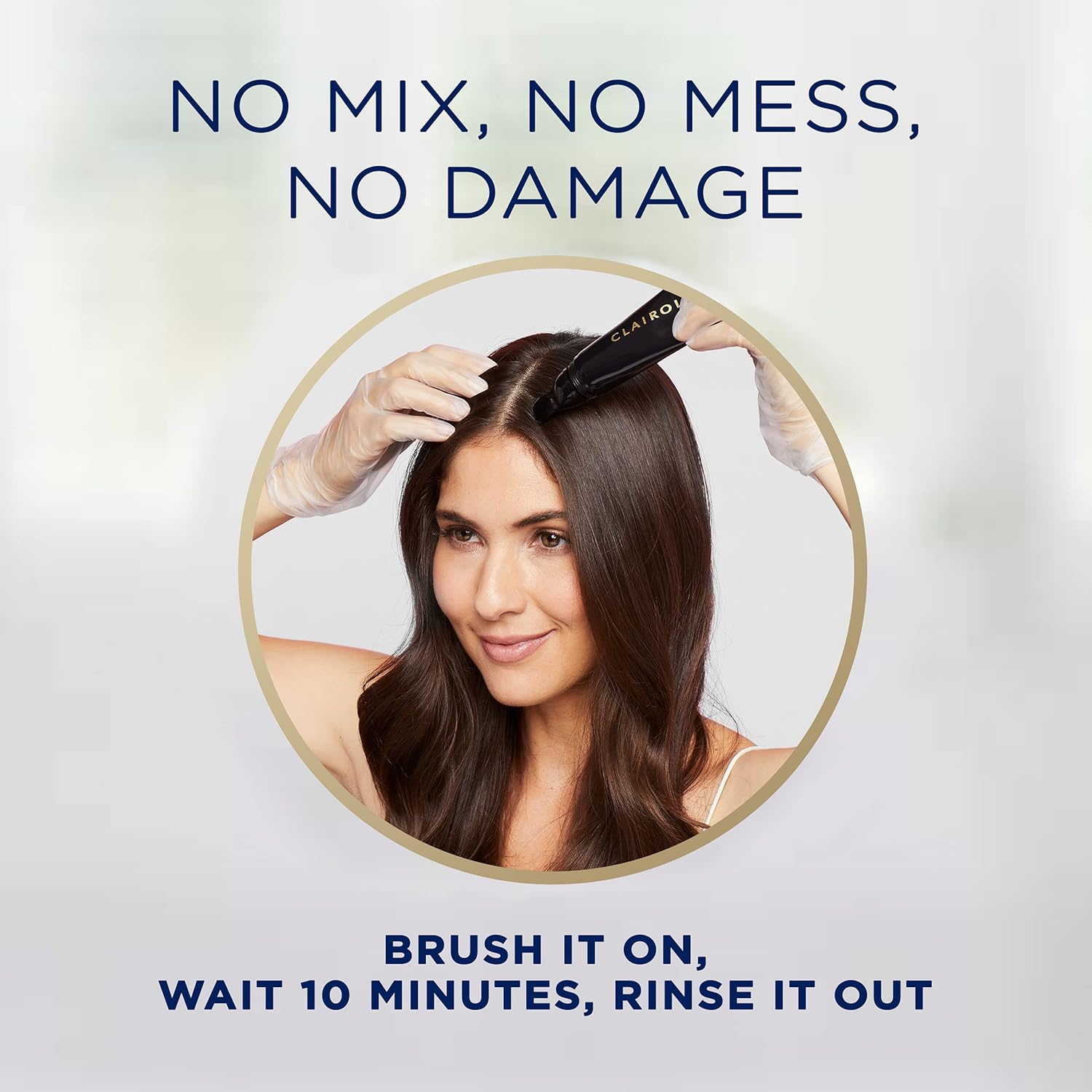 Clairol Root Touch-Up – Gel de mezcla de color semipermanente para el cabello, rojo caoba 5R, paquete de 2