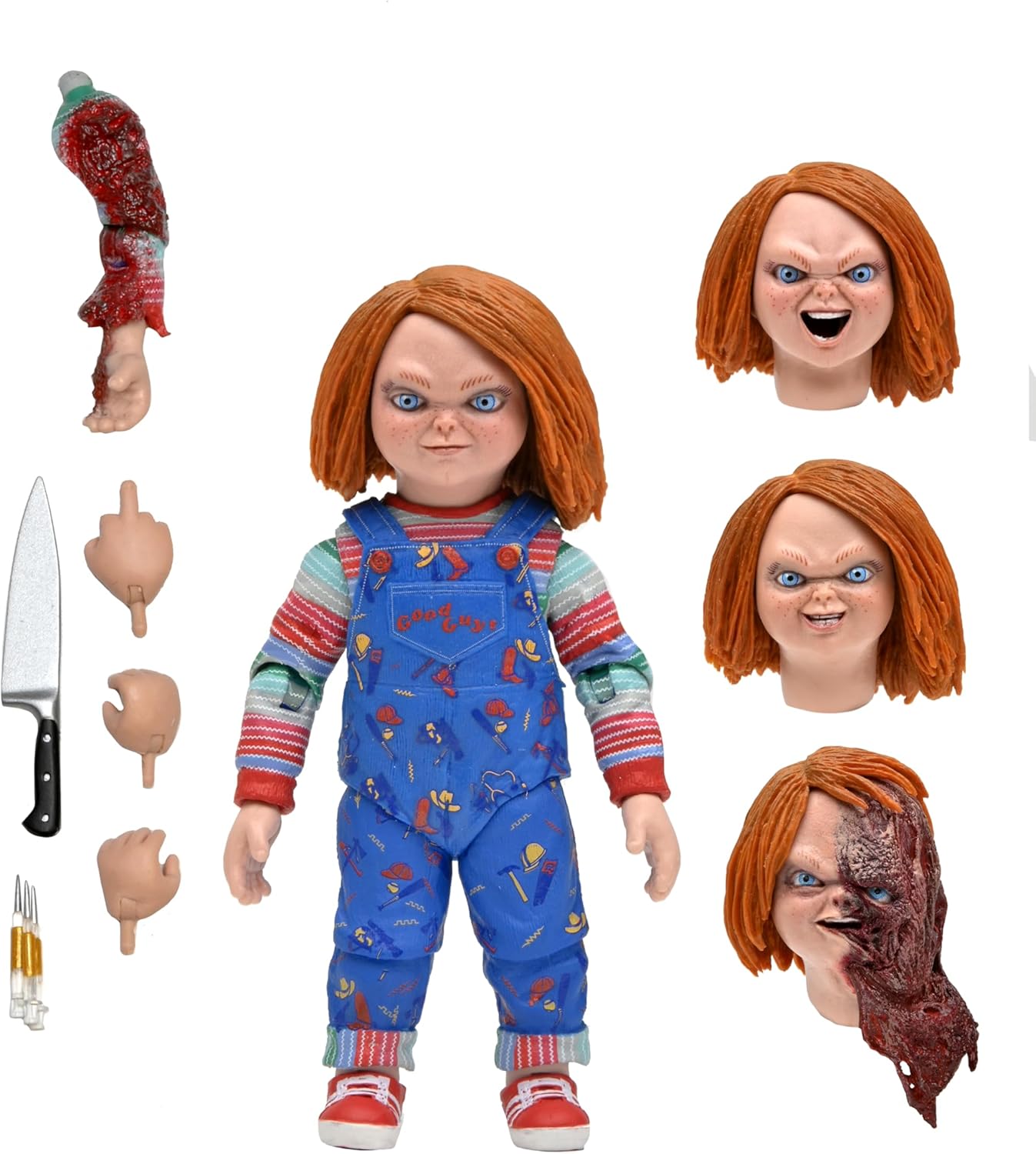 NECA – Figura de acción a escala de 7 pulgadas de Chucky (Serie de TV) Ultimate Chucky