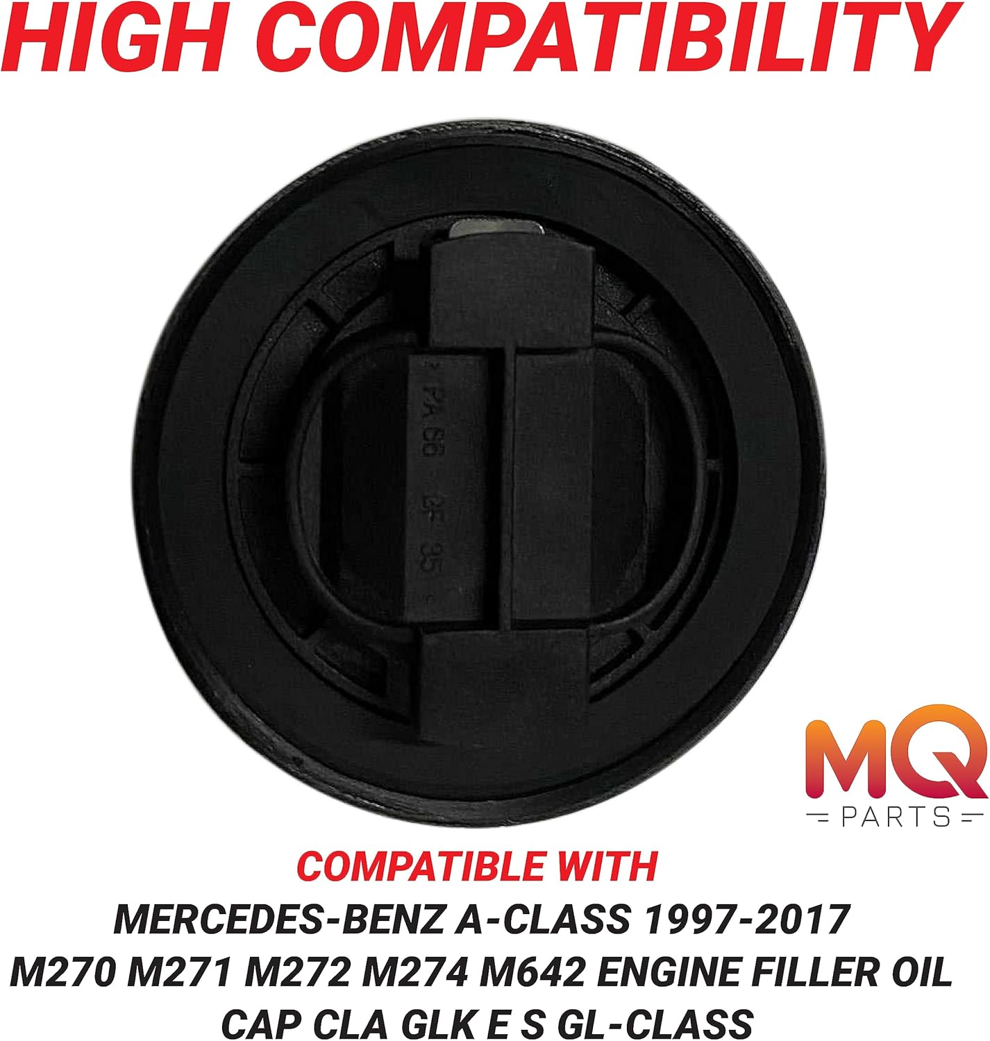 A0000101685 Tapa del tanque de combustible de aceite de motor Cubierta de llenado de gasóleo compatible con Mercedes-Benz Clase A 1997-2017 M270