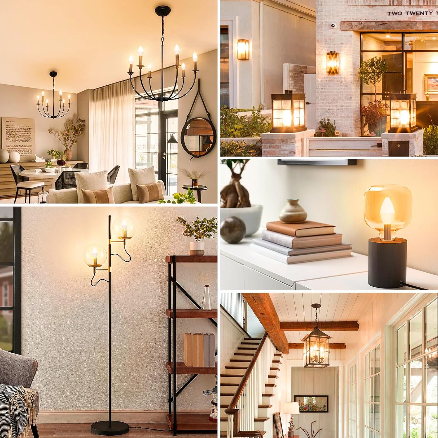 MAXvolador Bombillas LED E12 para candelabros equivalentes a 40 W, 2700 K de luz blanca cálida de 4 W, bombillas tipo B B11, bombilla base de 400