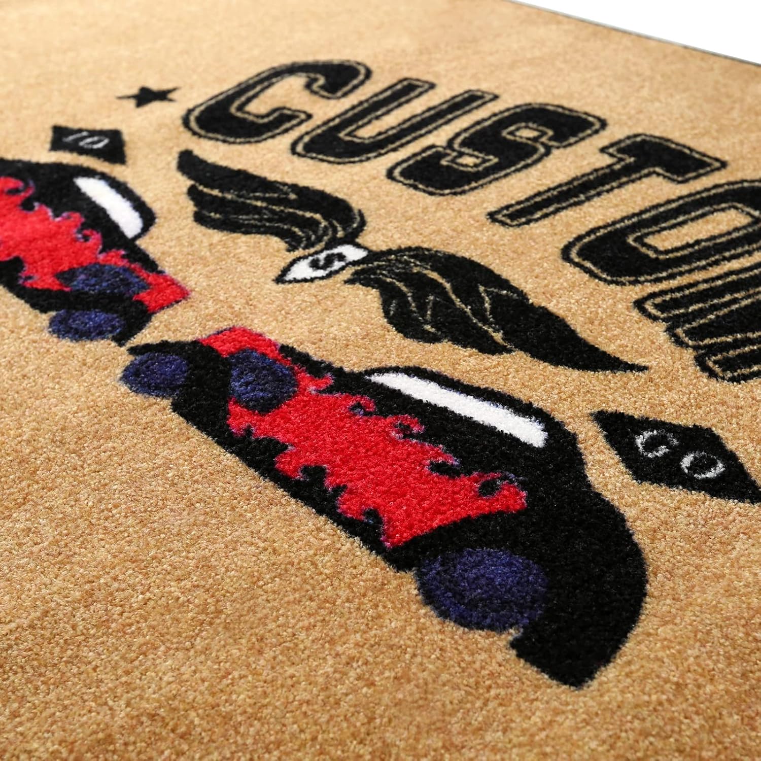 Tapete personalizado de grado comercial personalizado para puerta con parte trasera de goma para zapatos, alfombra de entrada para vestíbulos e