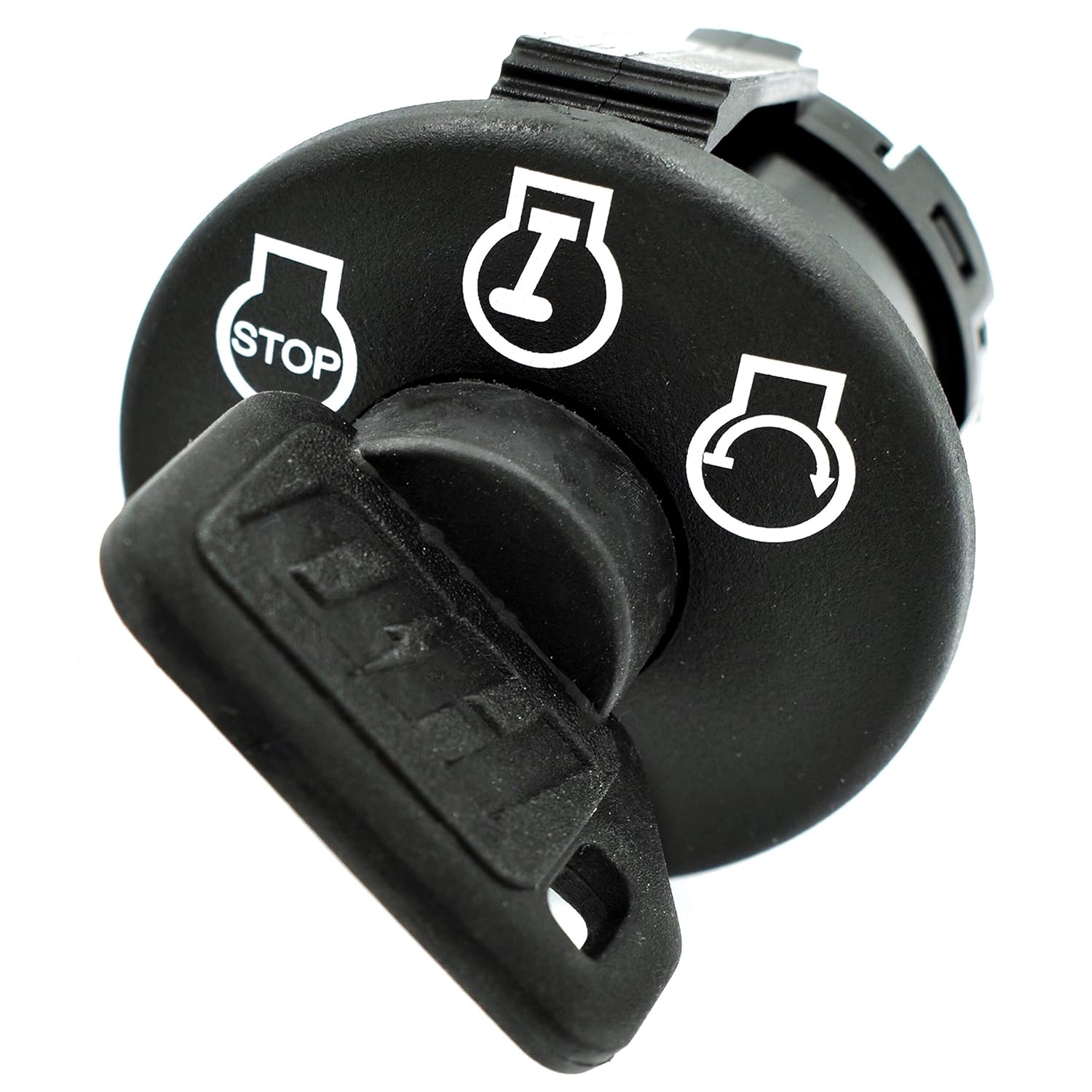 HD Switch – Paquete de 2 – Interruptor de llave de encendido para John Deere Scotts Sabre GY00191 con 4 llaves y 2 mosquetones gratis