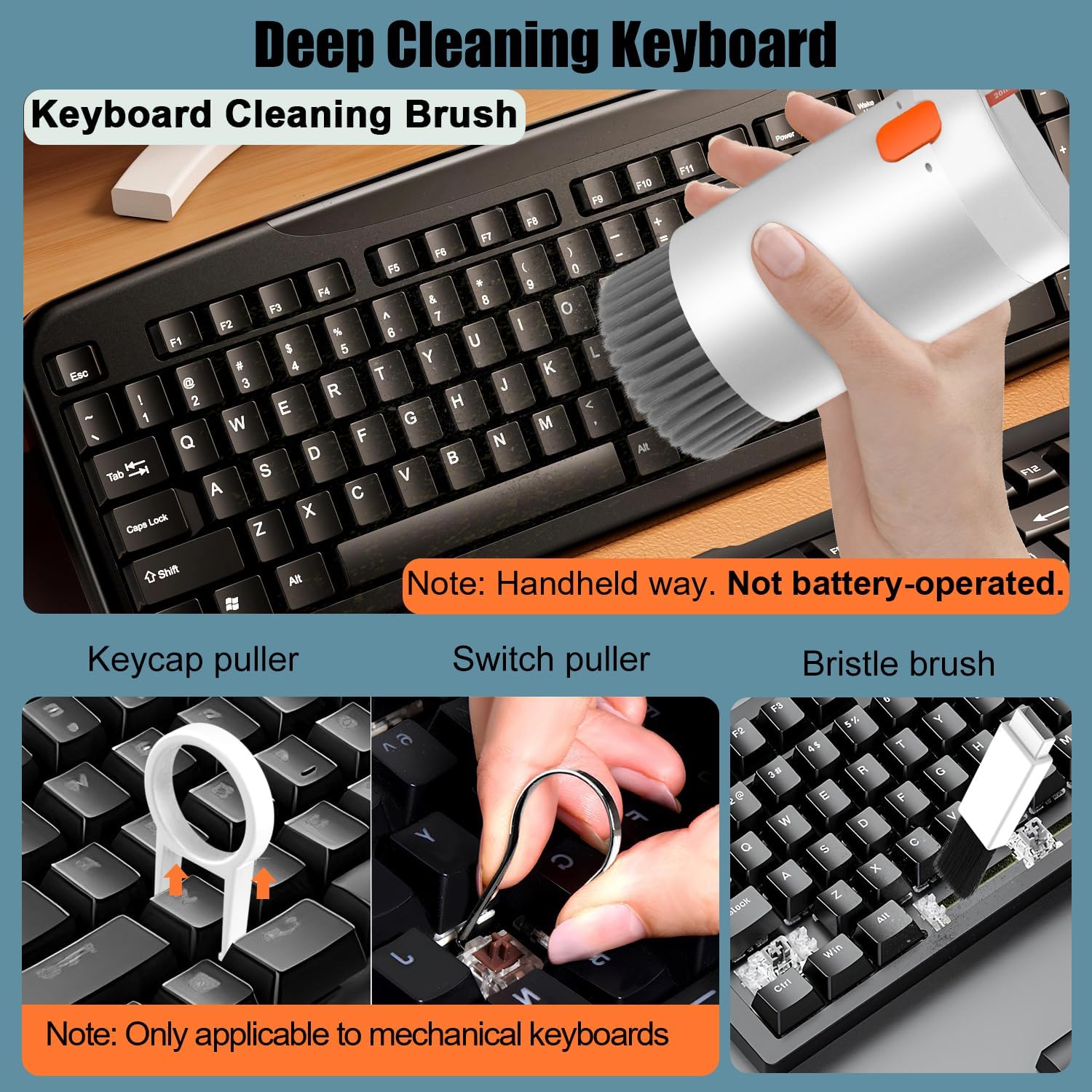 Kit limpiador multifuncional 20 en 1 para dispositivos electrónicos, cepillo de limpieza de teclado, kit limpiador de auriculares para AirPods,
